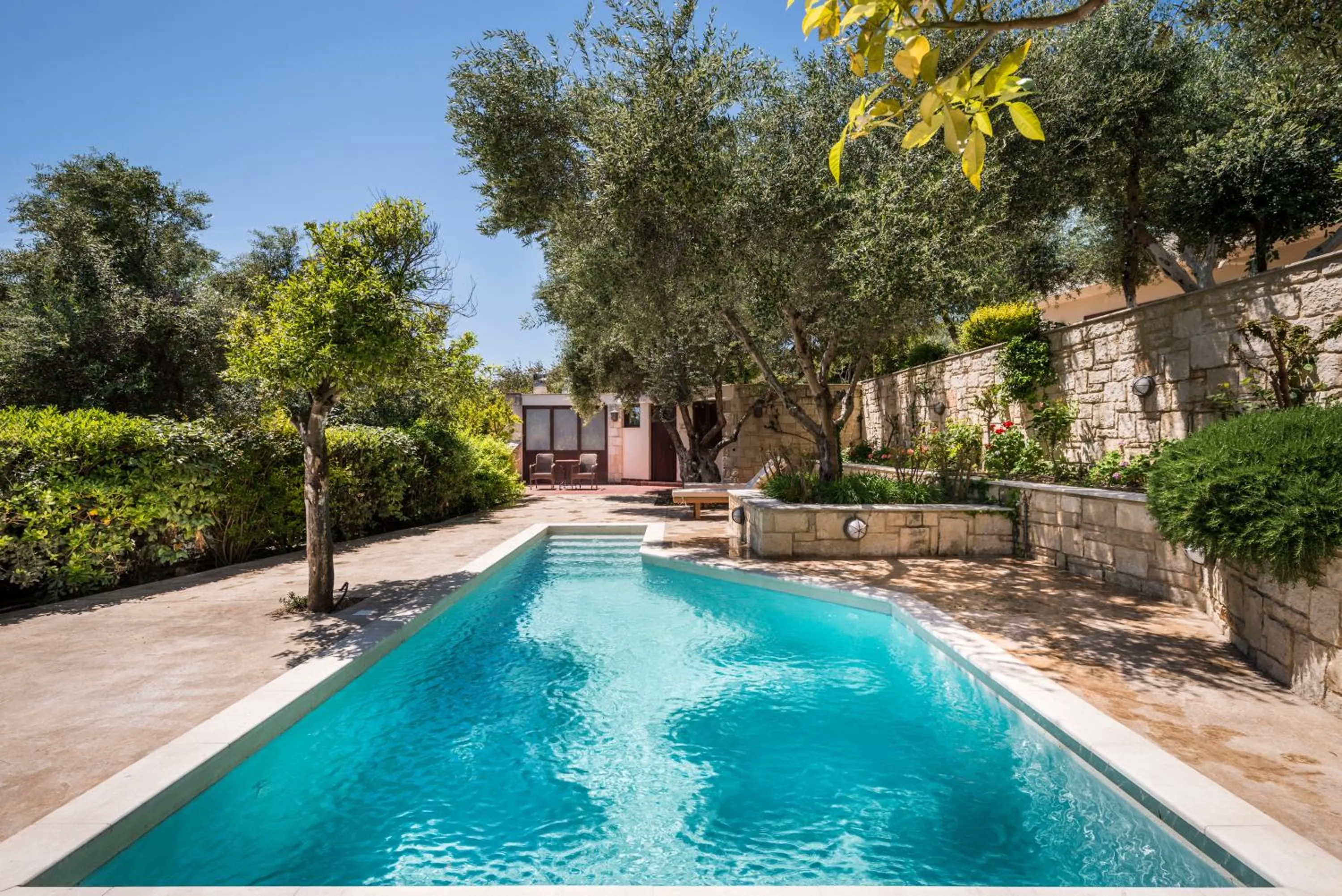 Swimming pool in Spilia Village Hotel & Villas