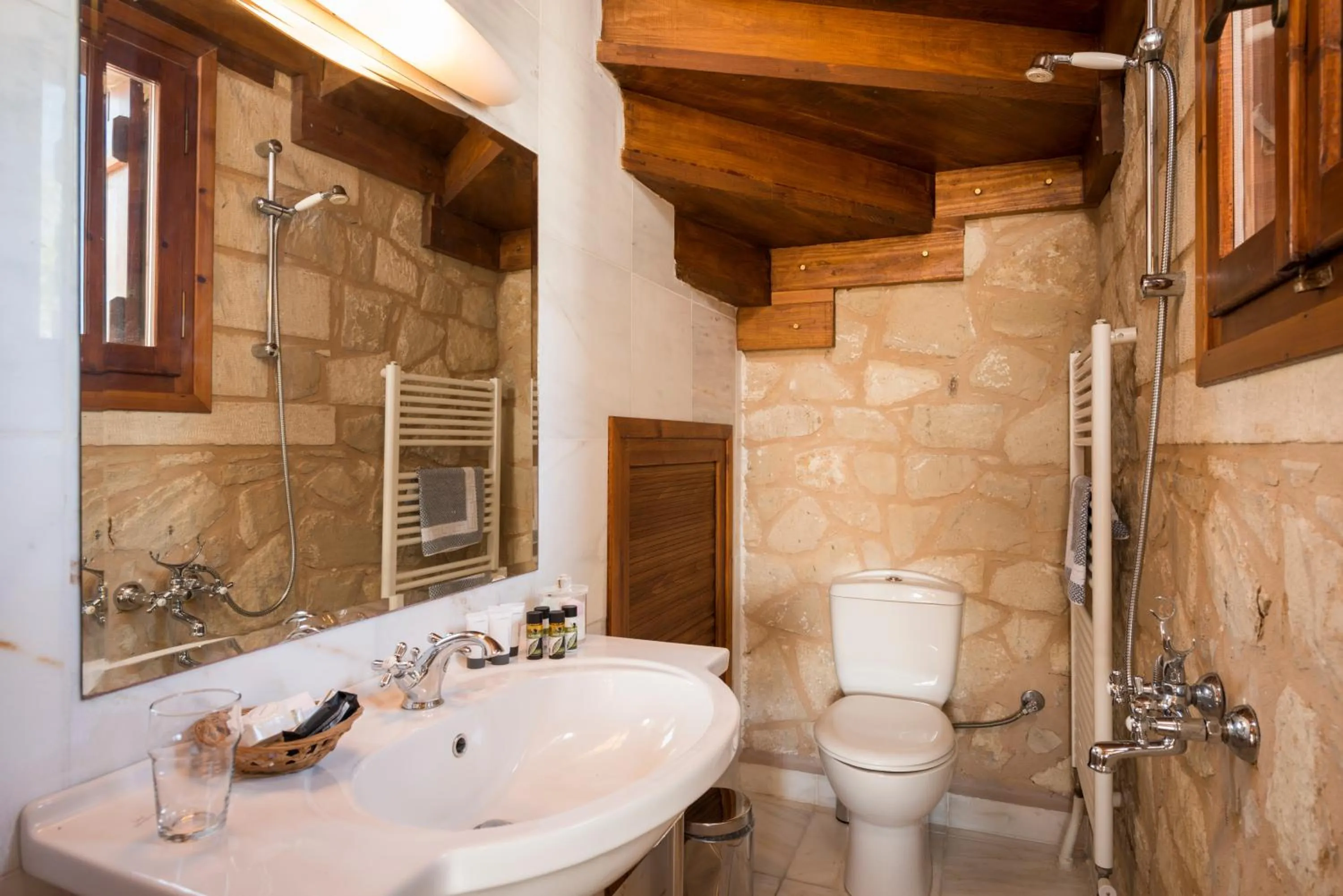 Bathroom in Spilia Village Hotel & Villas