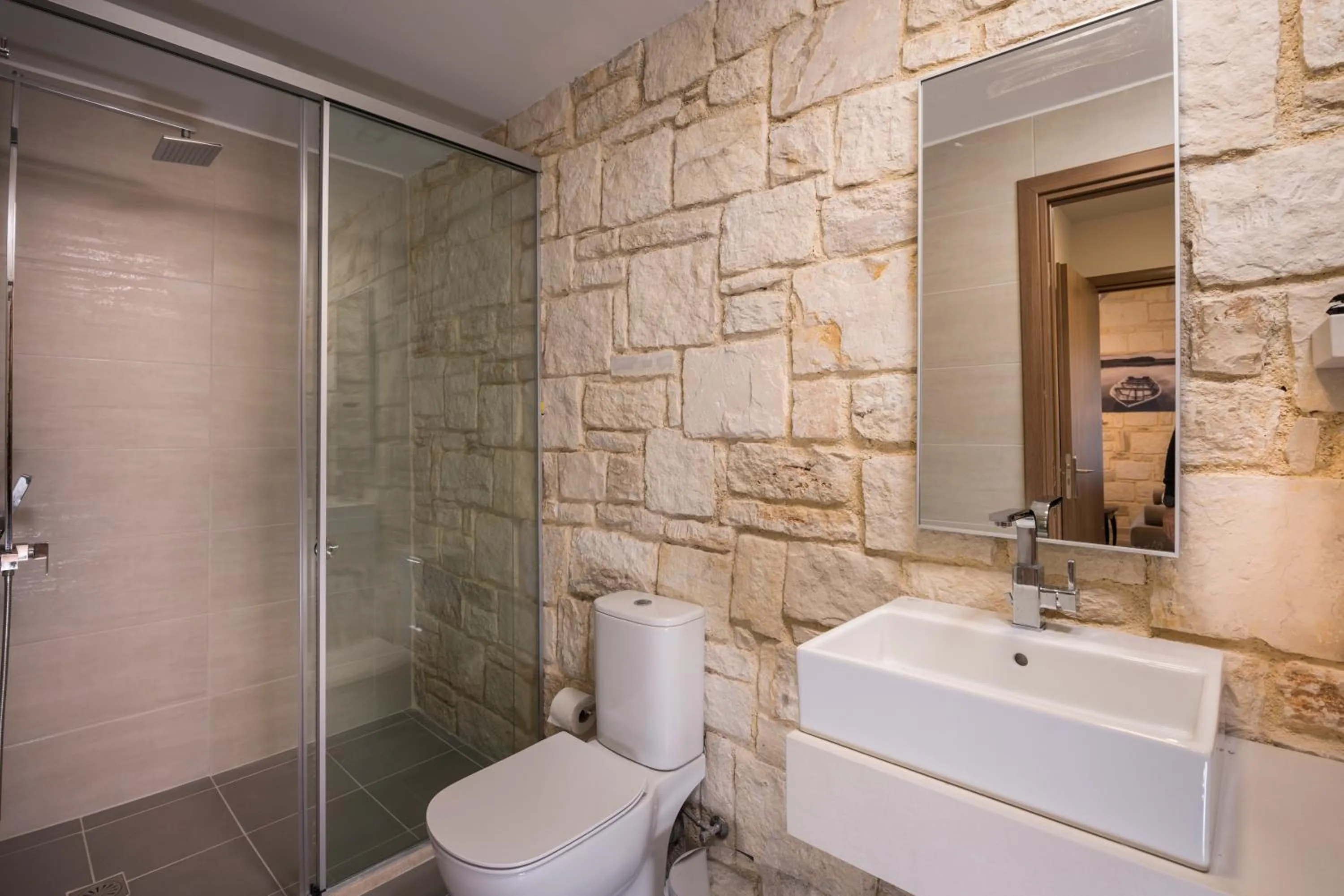 Bathroom in Spilia Village Hotel & Villas