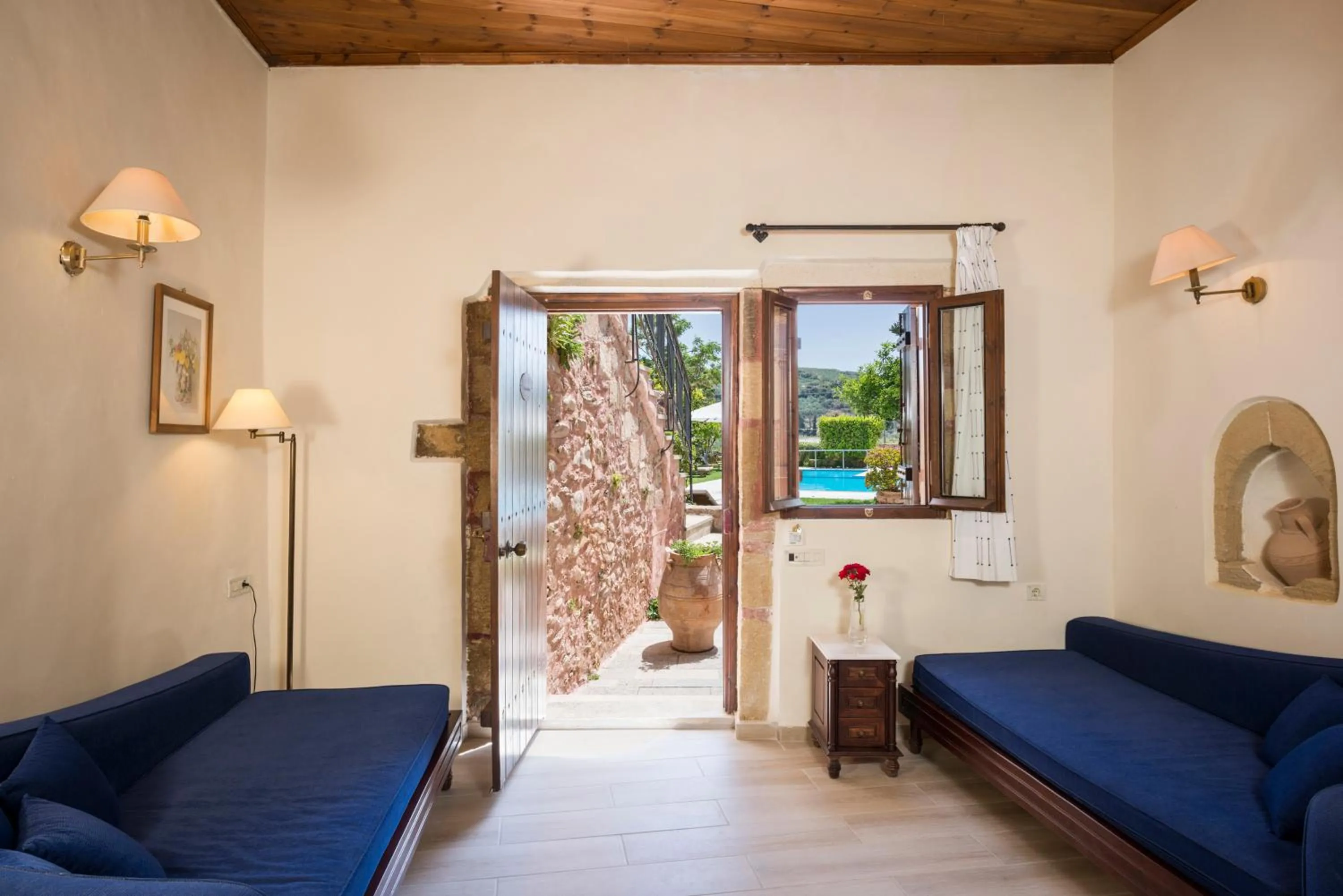 Living room in Spilia Village Hotel & Villas