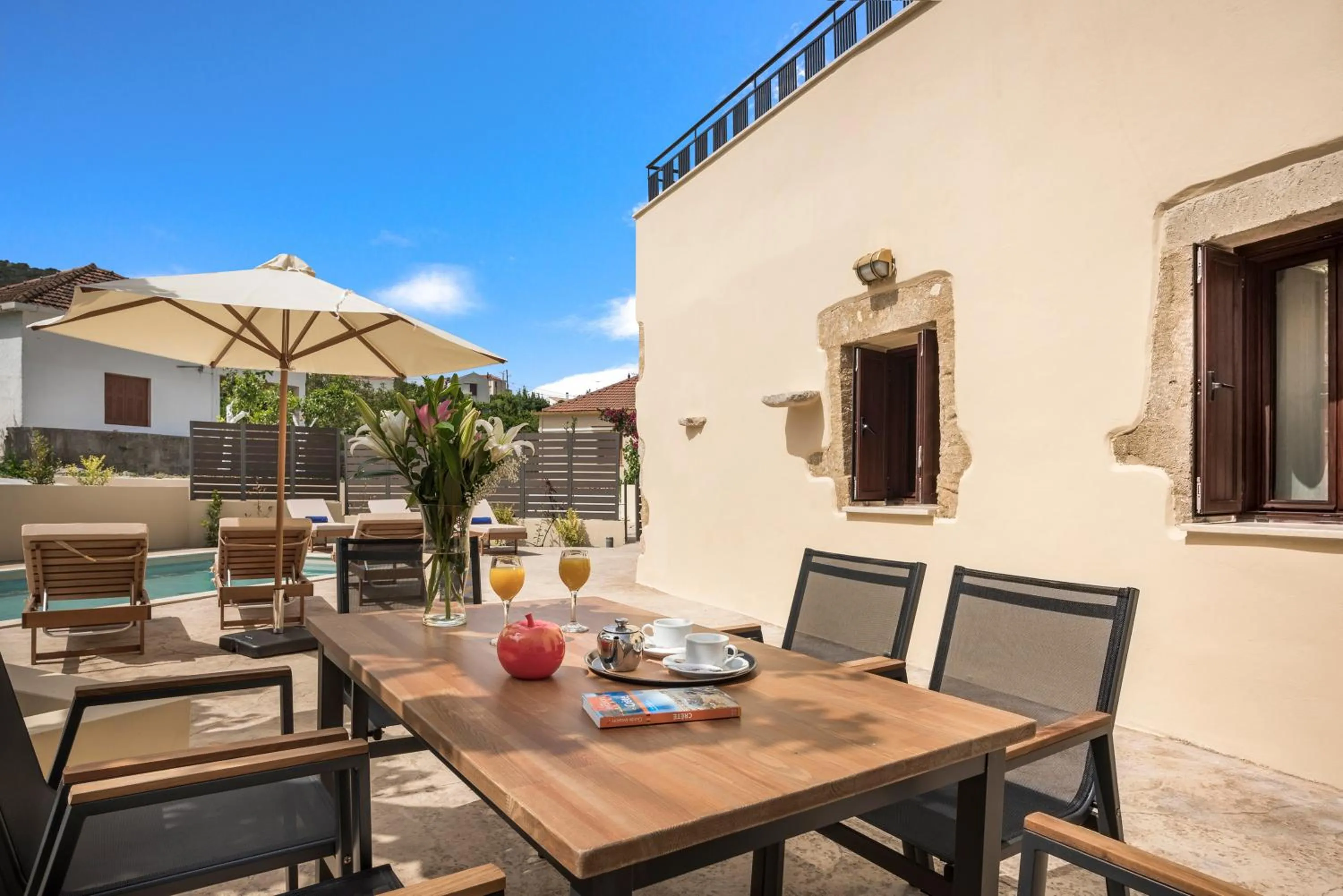 Balcony/Terrace in Spilia Village Hotel & Villas