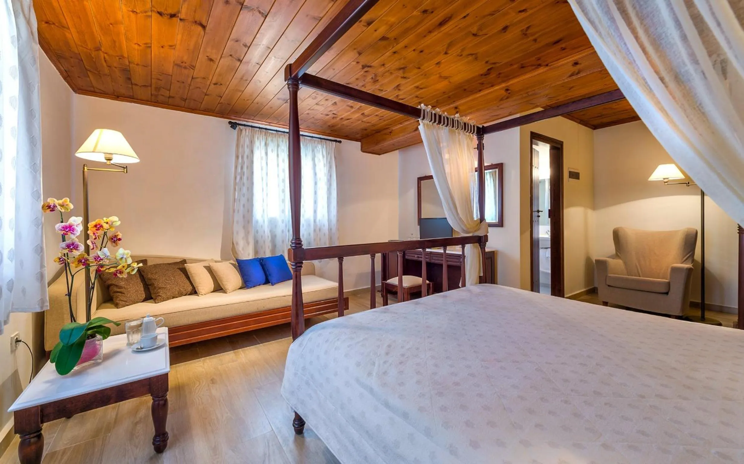 Bedroom, Bed in Spilia Village Hotel & Villas