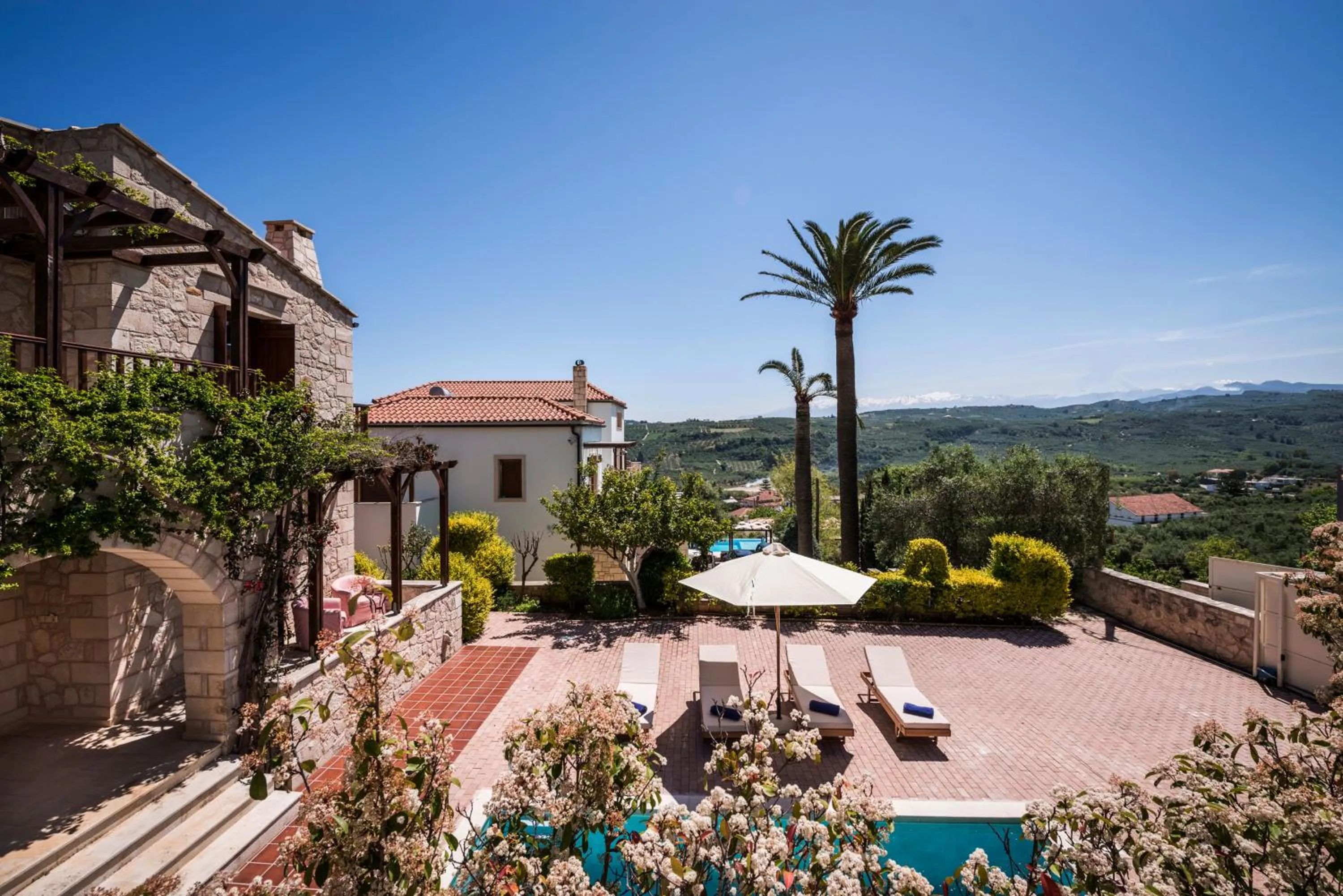 Bird's eye view in Spilia Village Hotel & Villas