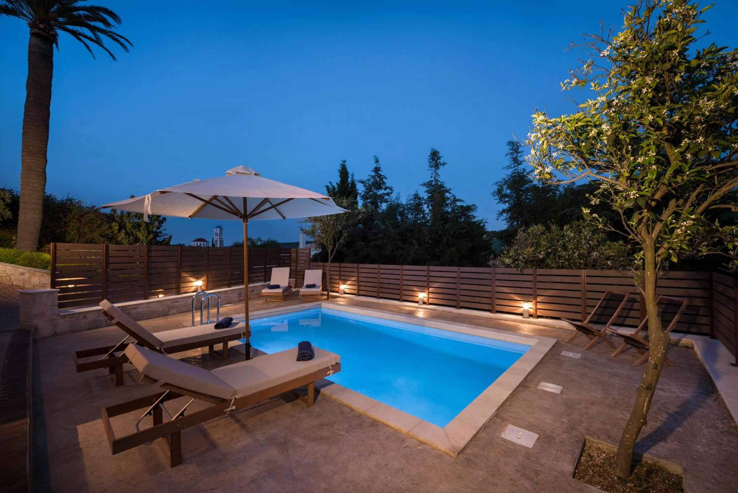 Garden in Spilia Village Hotel & Villas