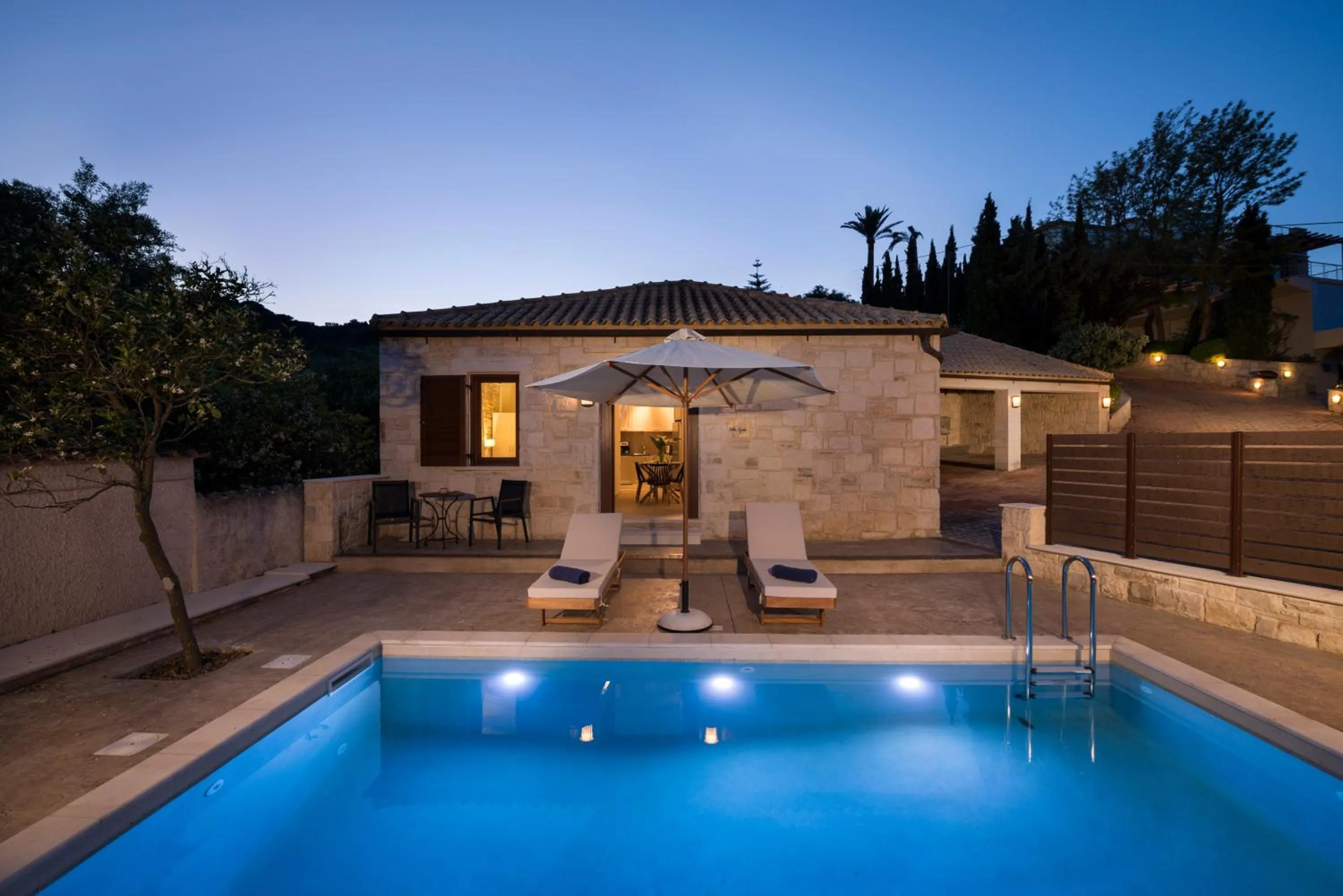 Garden in Spilia Village Hotel & Villas