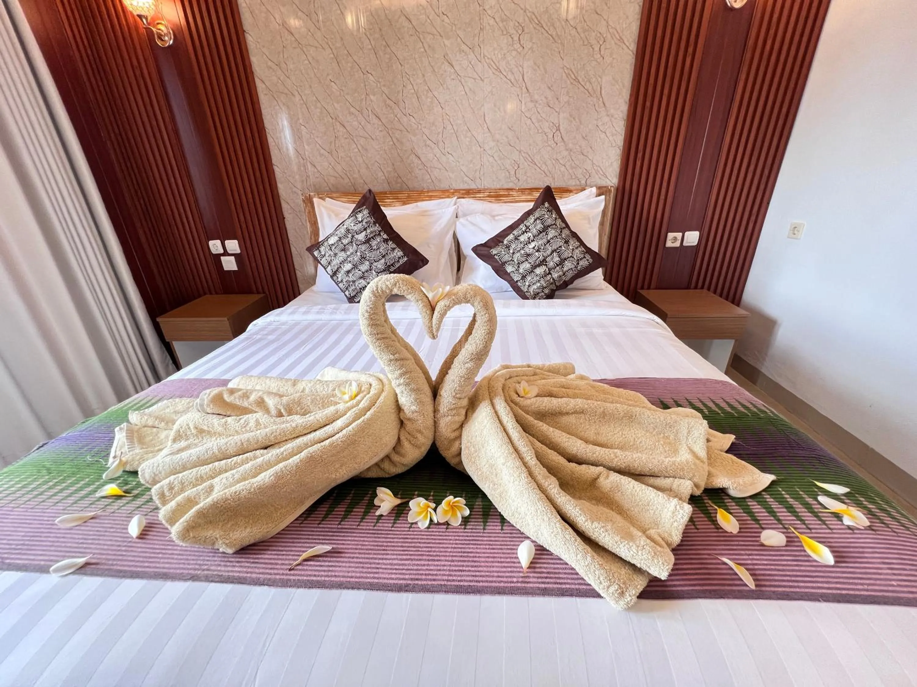 Bed in Lime Penida Cottages