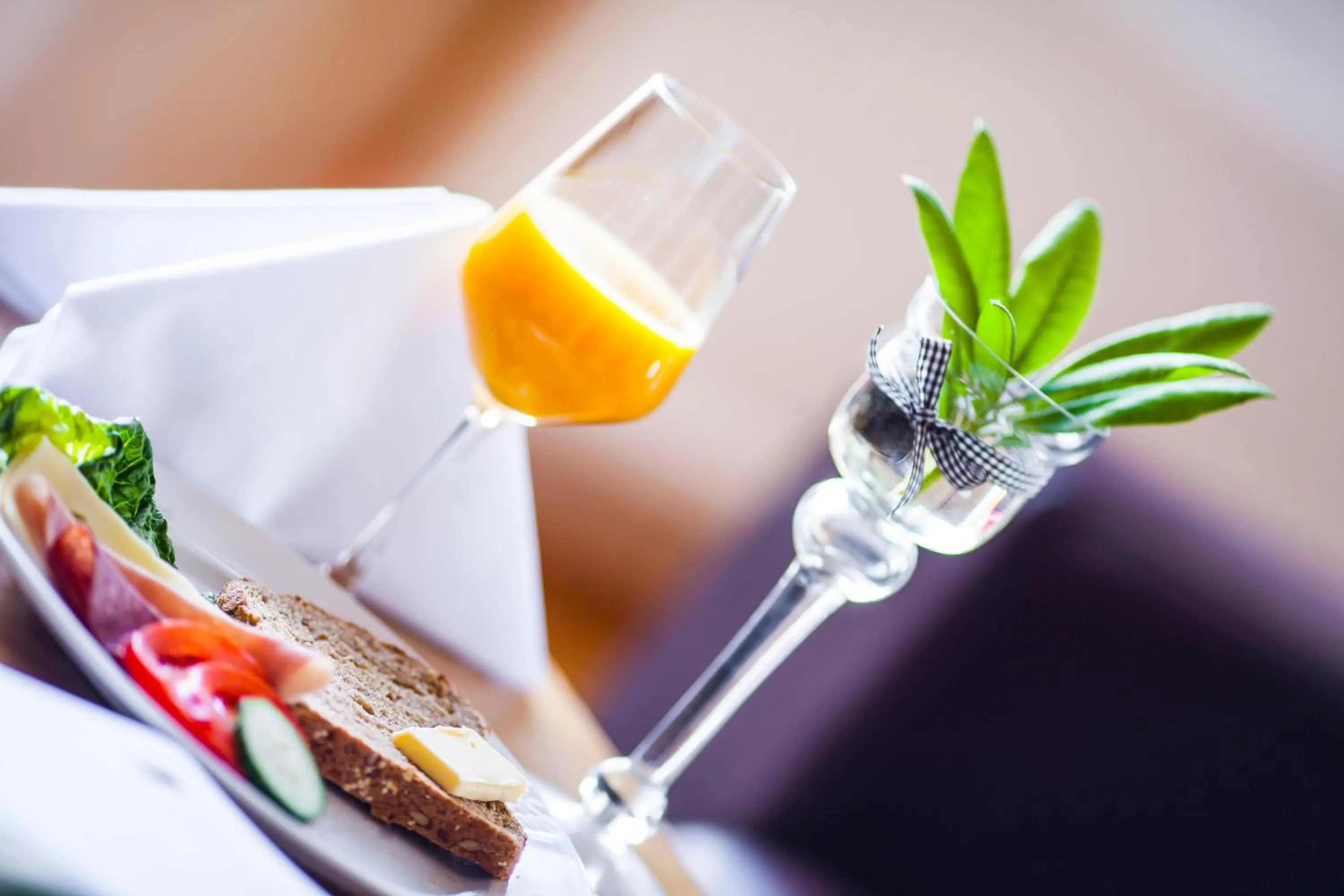 Food and drinks in Slottet Apartments