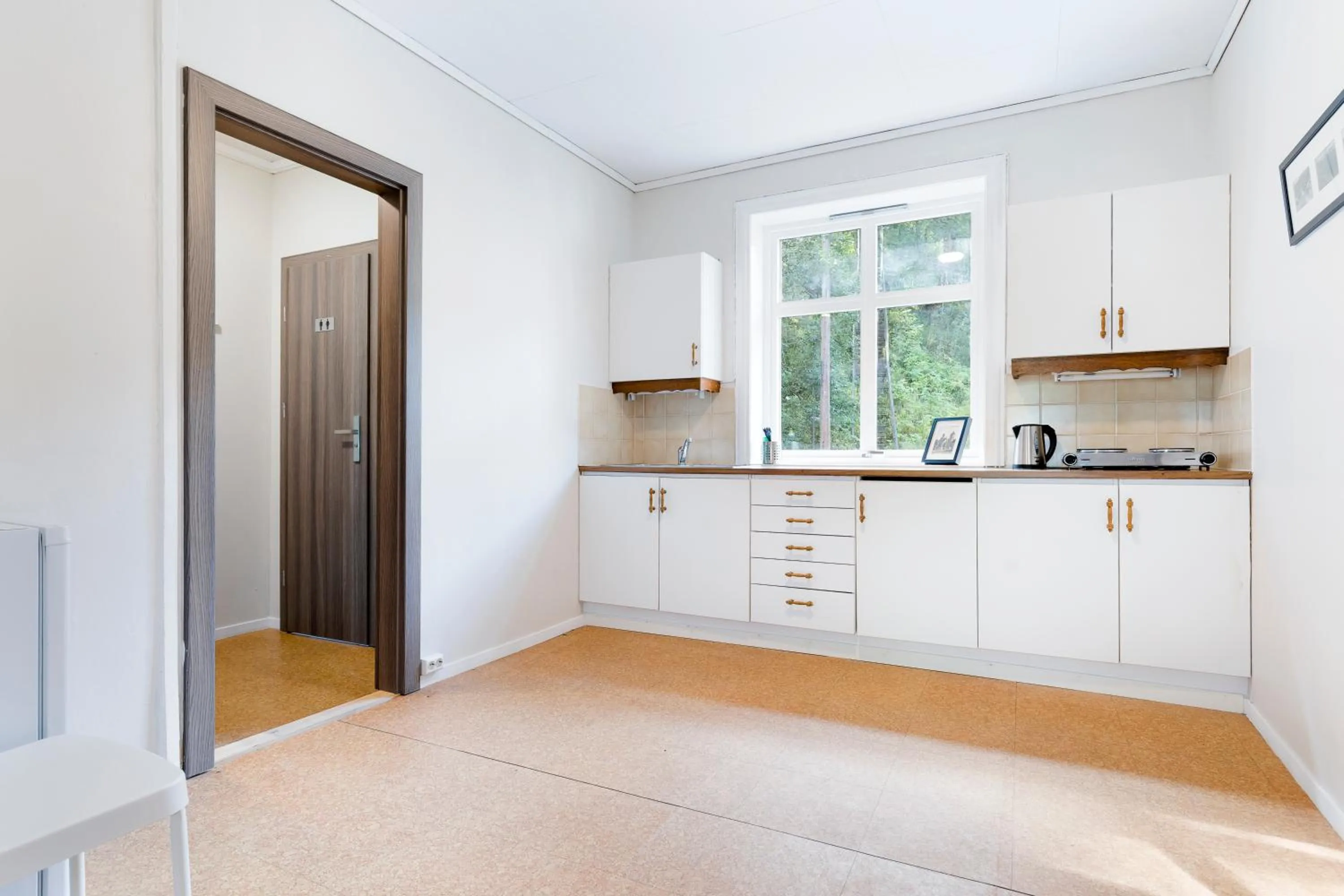 Communal kitchen in Slottet Apartments