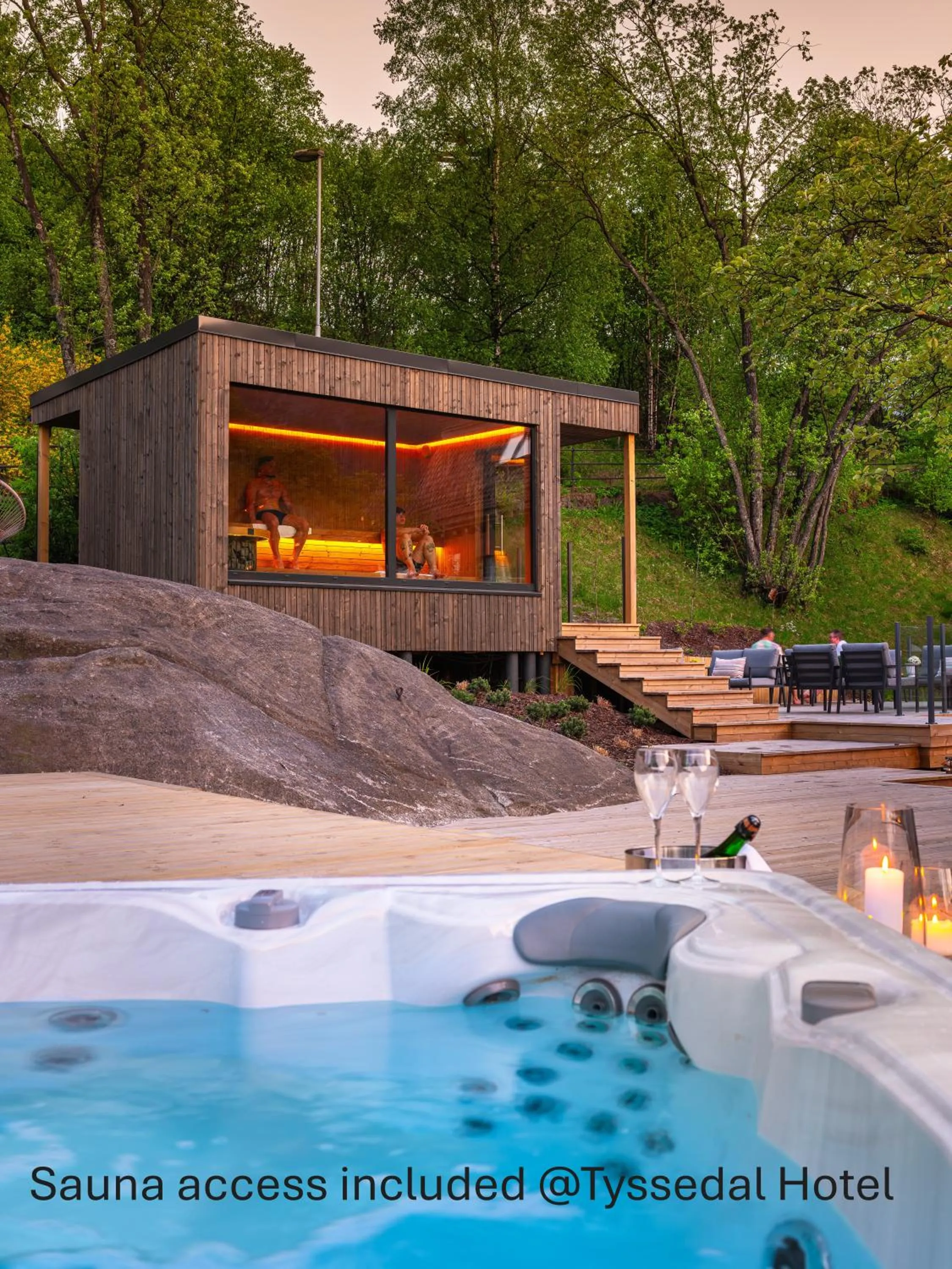 Sauna in Slottet Apartments