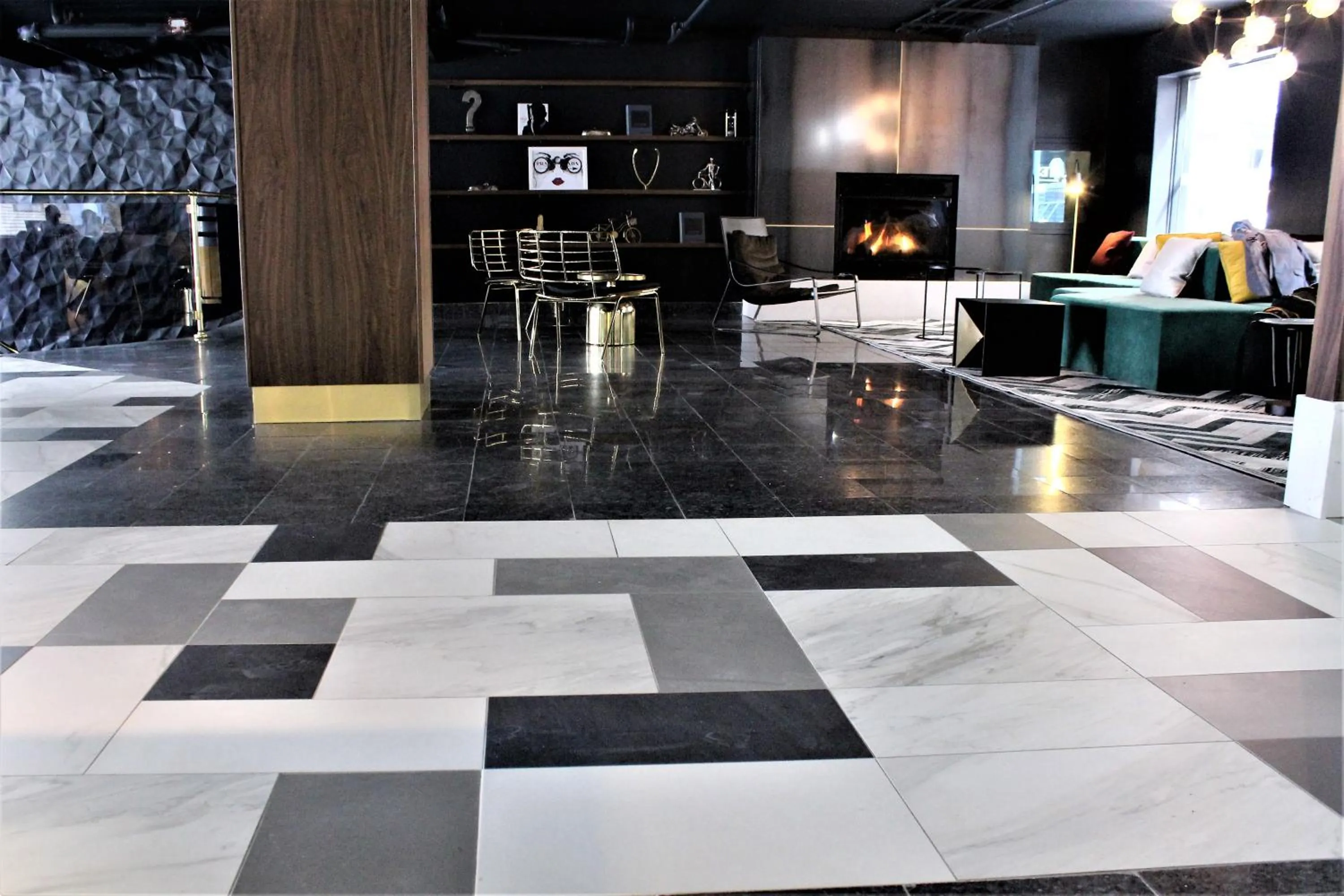 Lobby or reception in LELUX Hotel