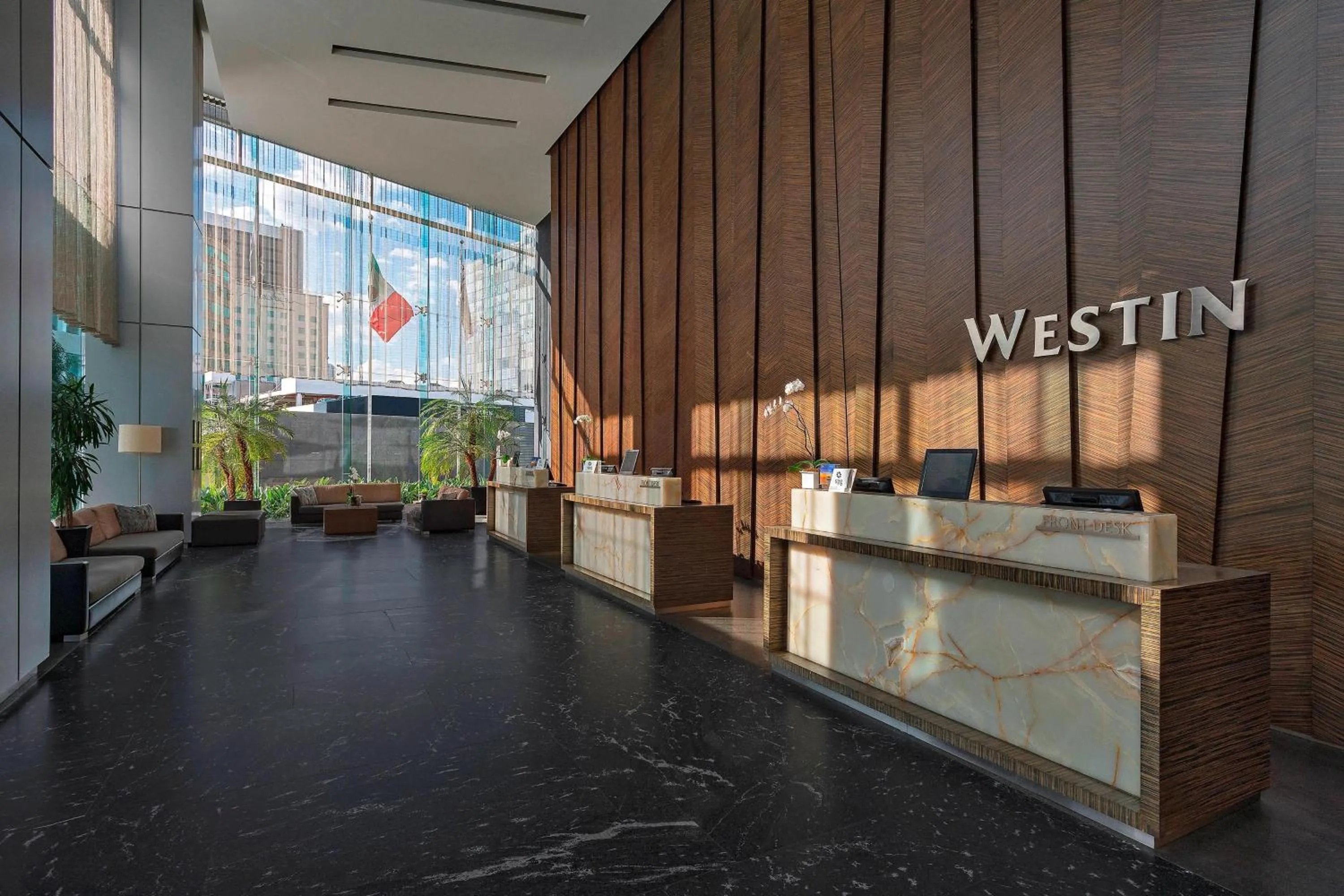 Lobby or reception in The Westin Santa Fe, Mexico City