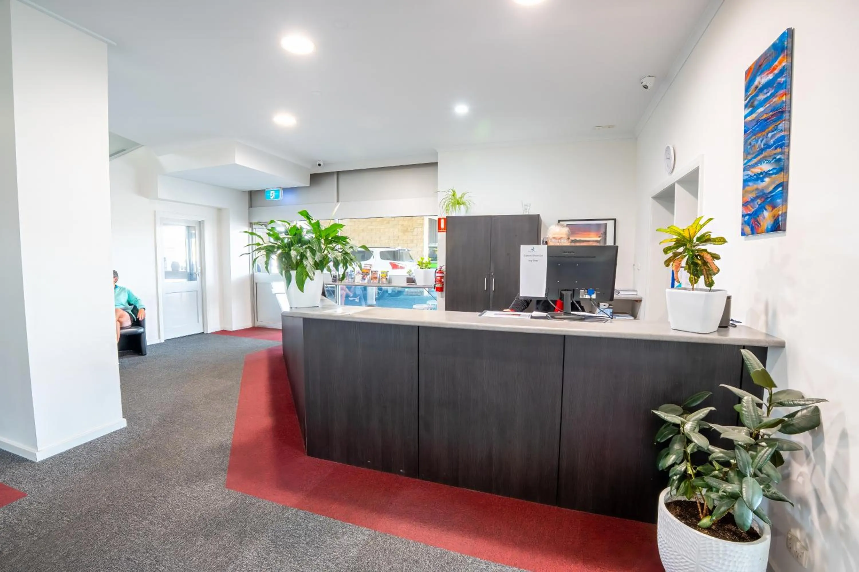 Lobby or reception in Bayside Hotel