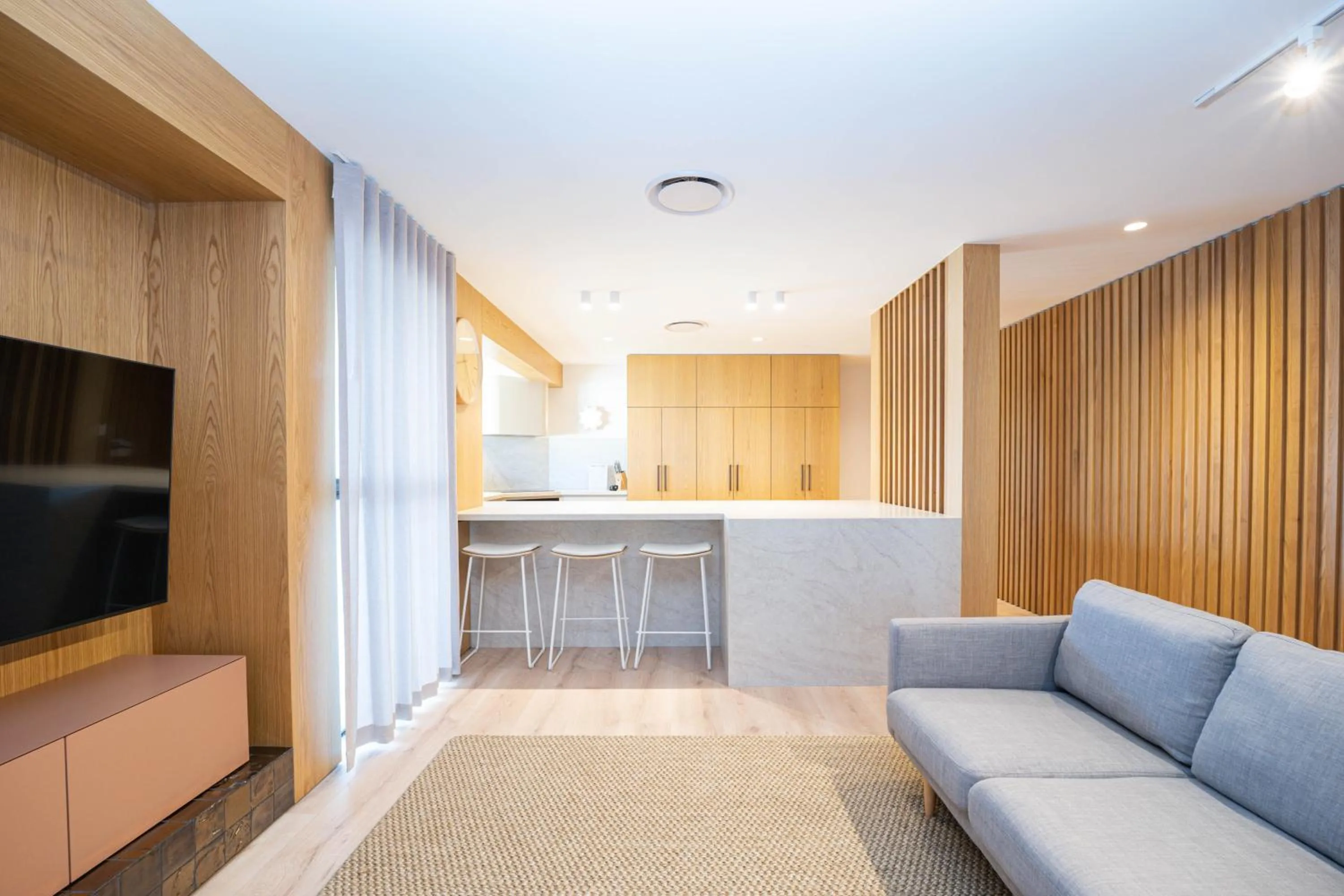 Seating area in Munna Beach Apartments