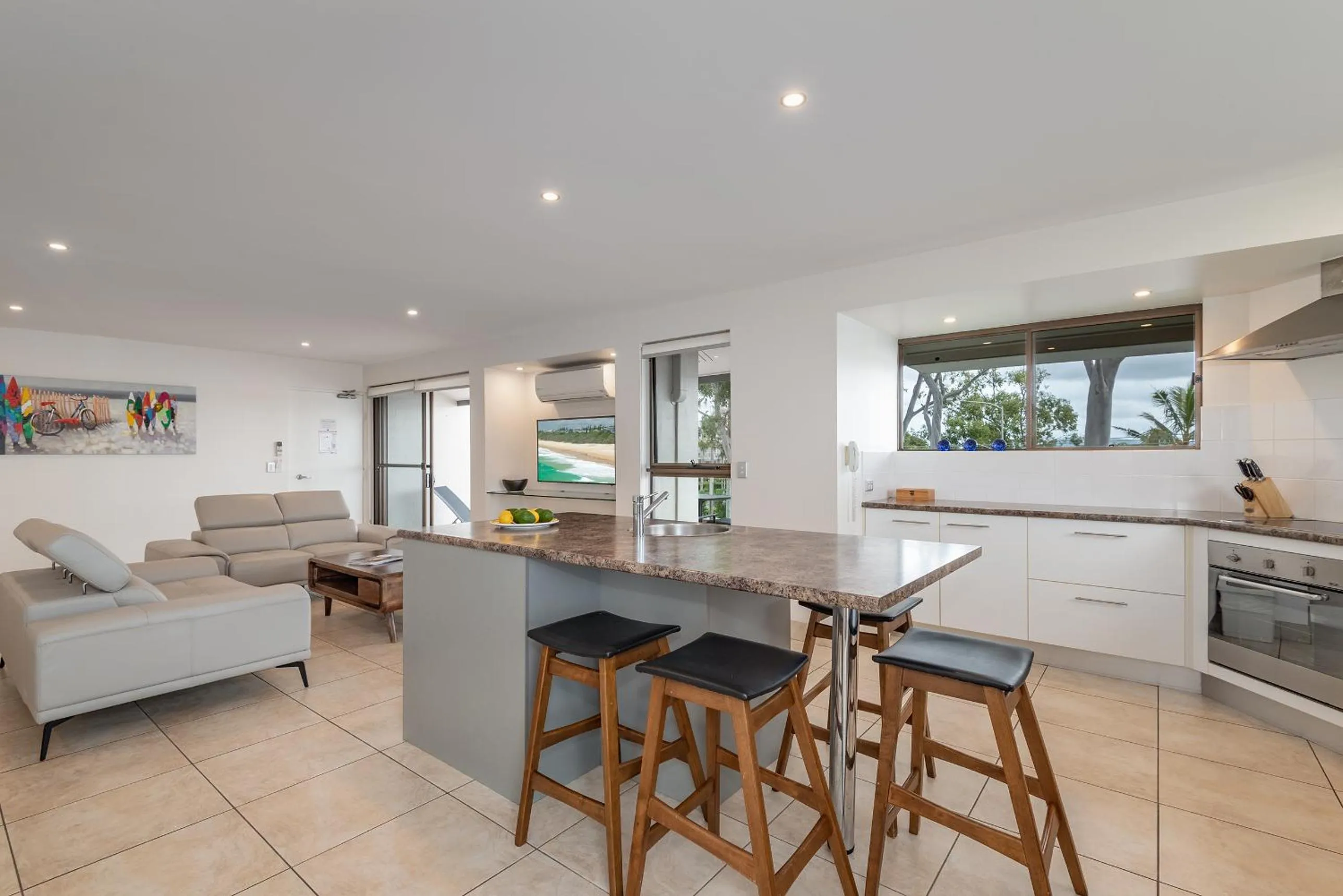 Living room in Munna Beach Apartments
