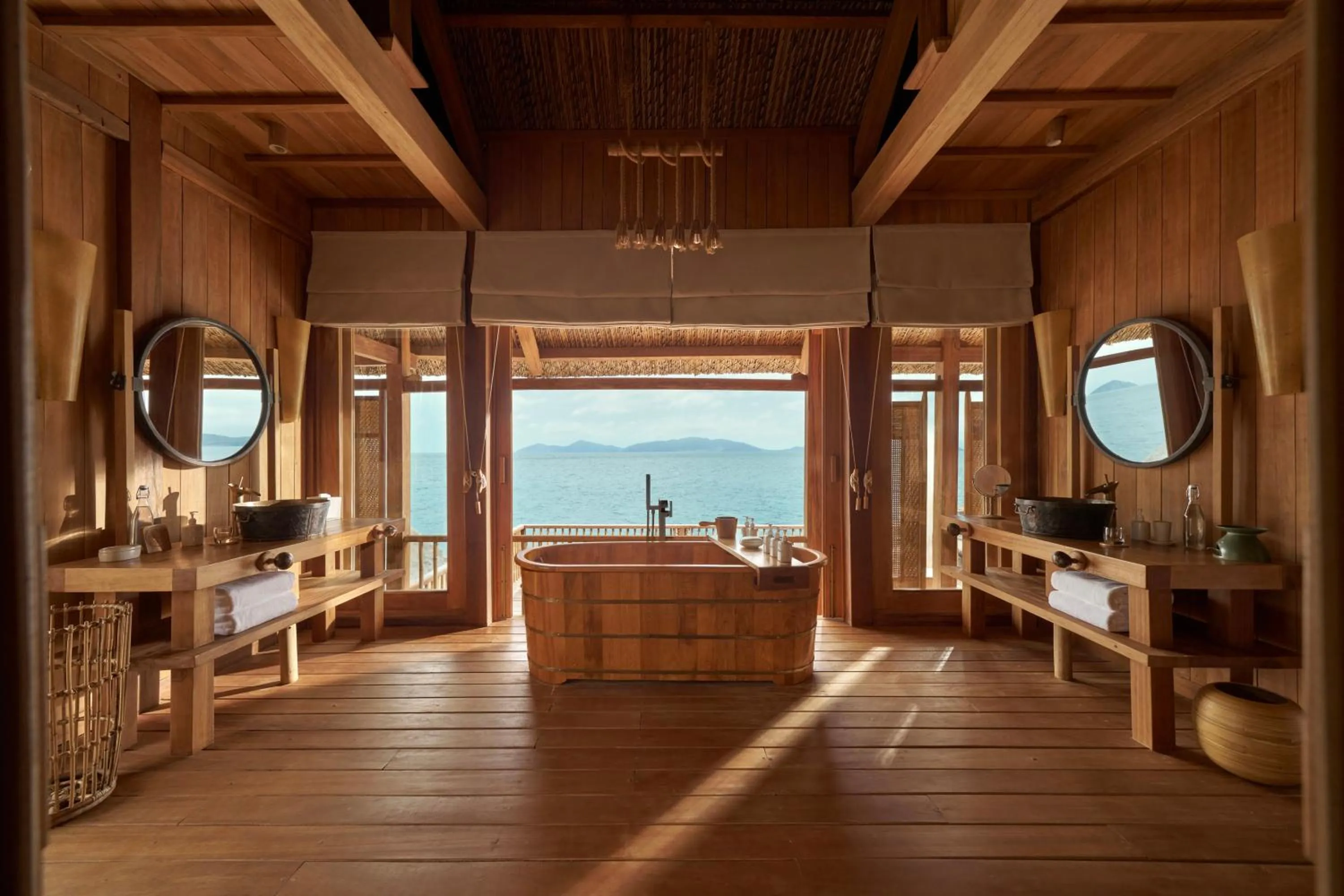 Public Bath in Six Senses Ninh Van Bay