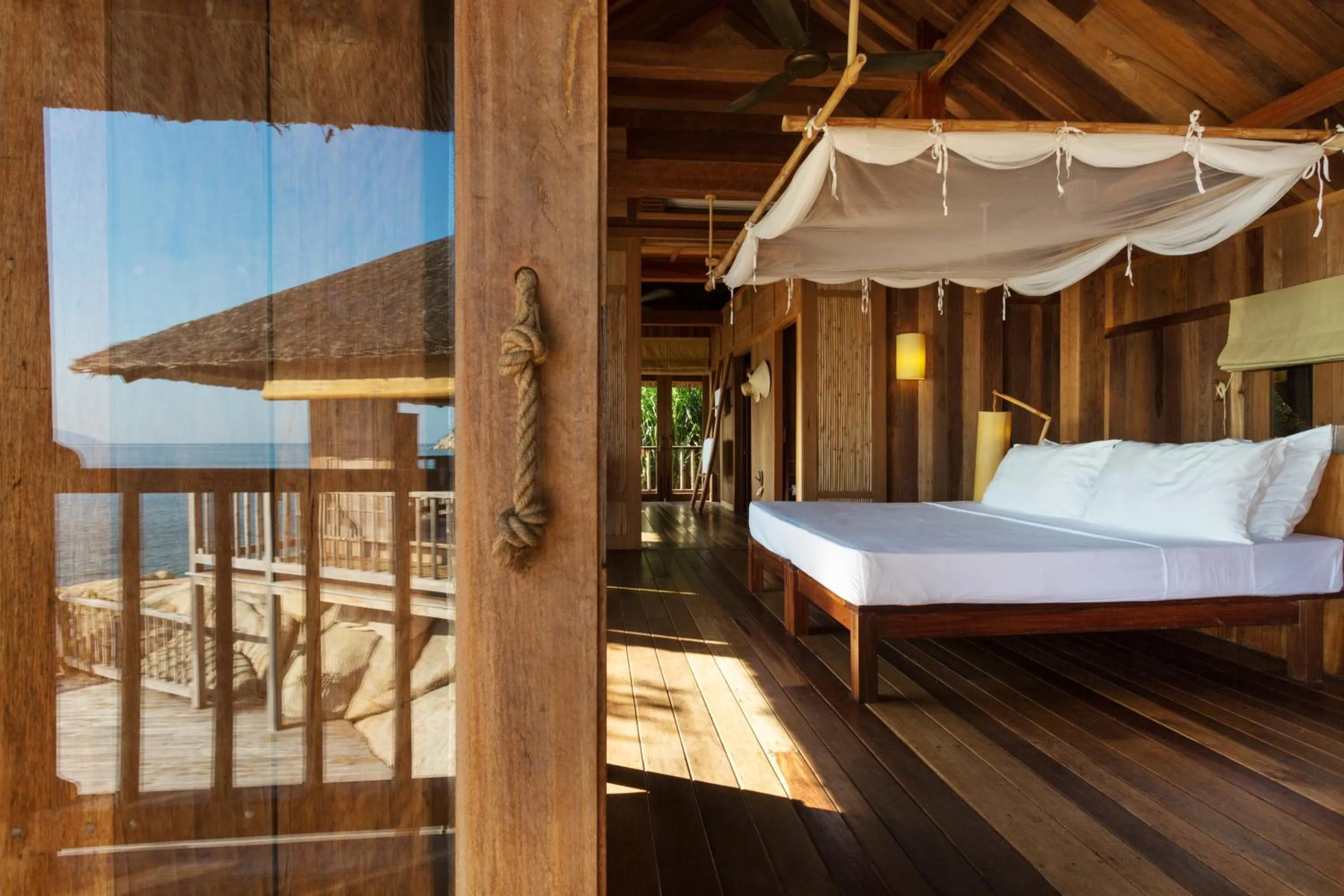 Bedroom, Bed in Six Senses Ninh Van Bay