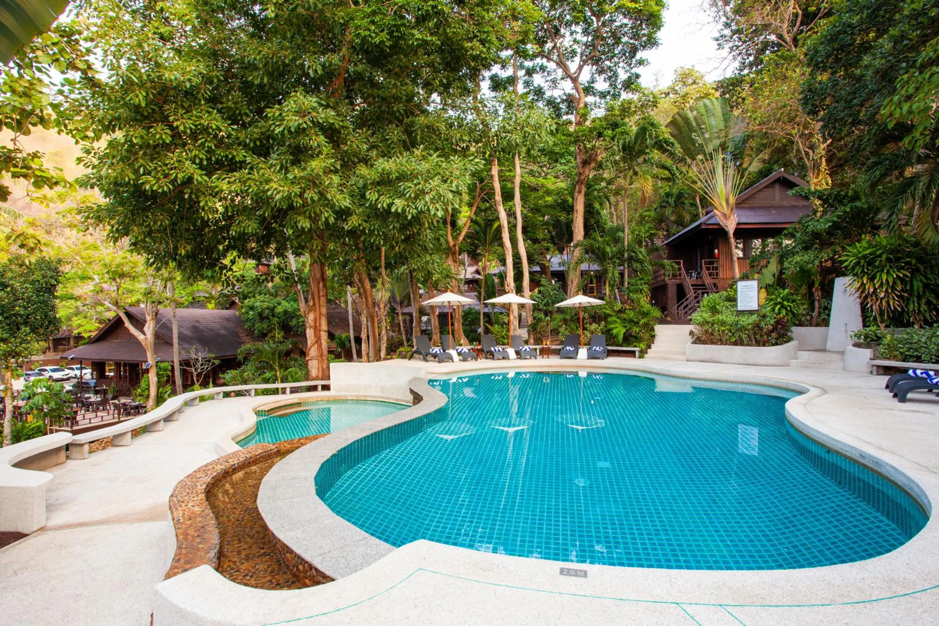 Swimming pool in Baan Krating Phuket Resort -SHA Plus