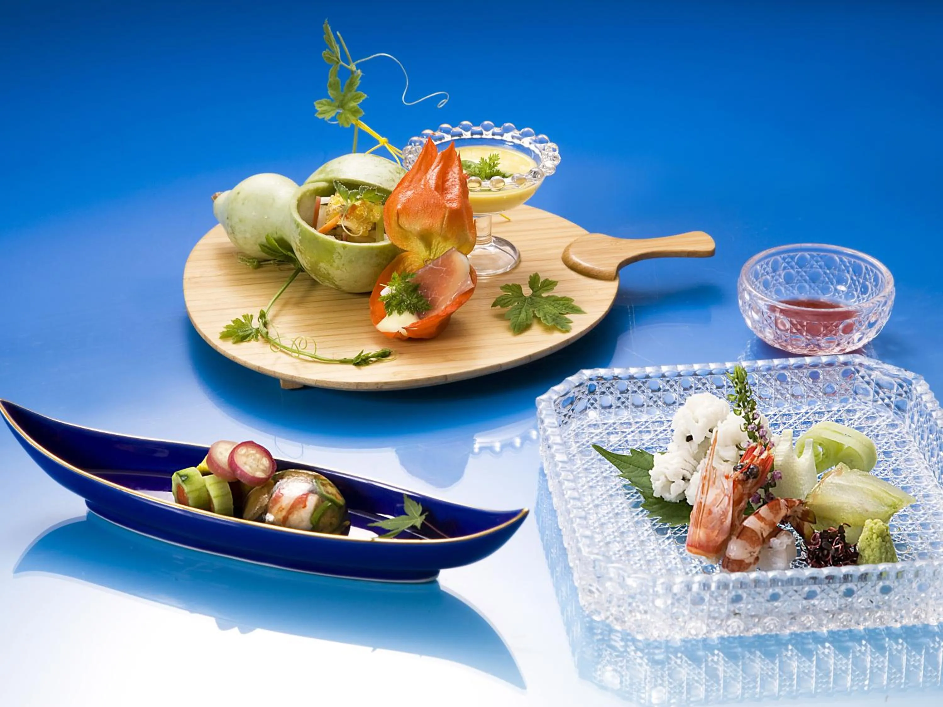 Food and drinks in Kyoto Ryokan Hirashin