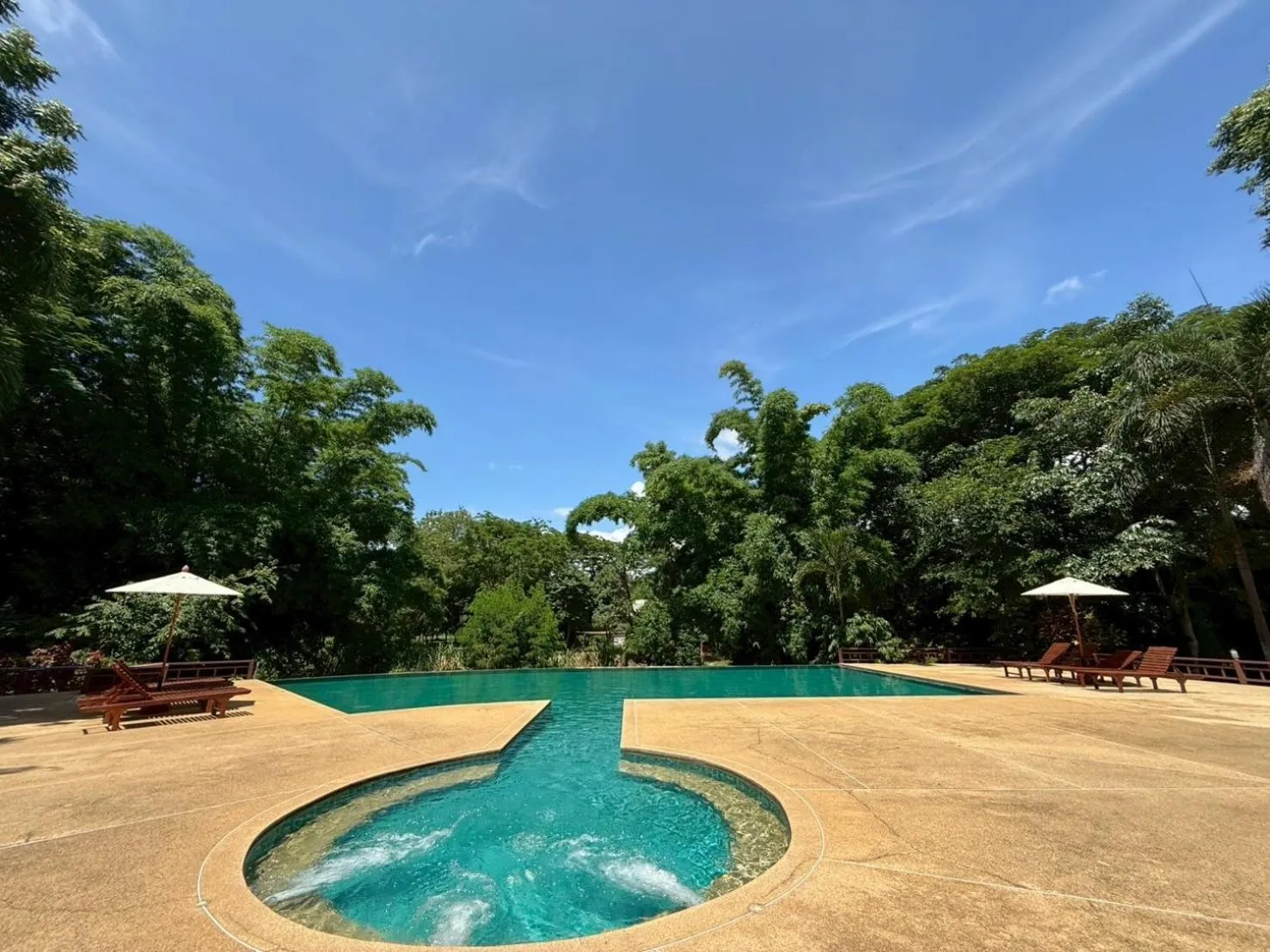 Pool view in Baan Krating Pai Resort - SHA Plus