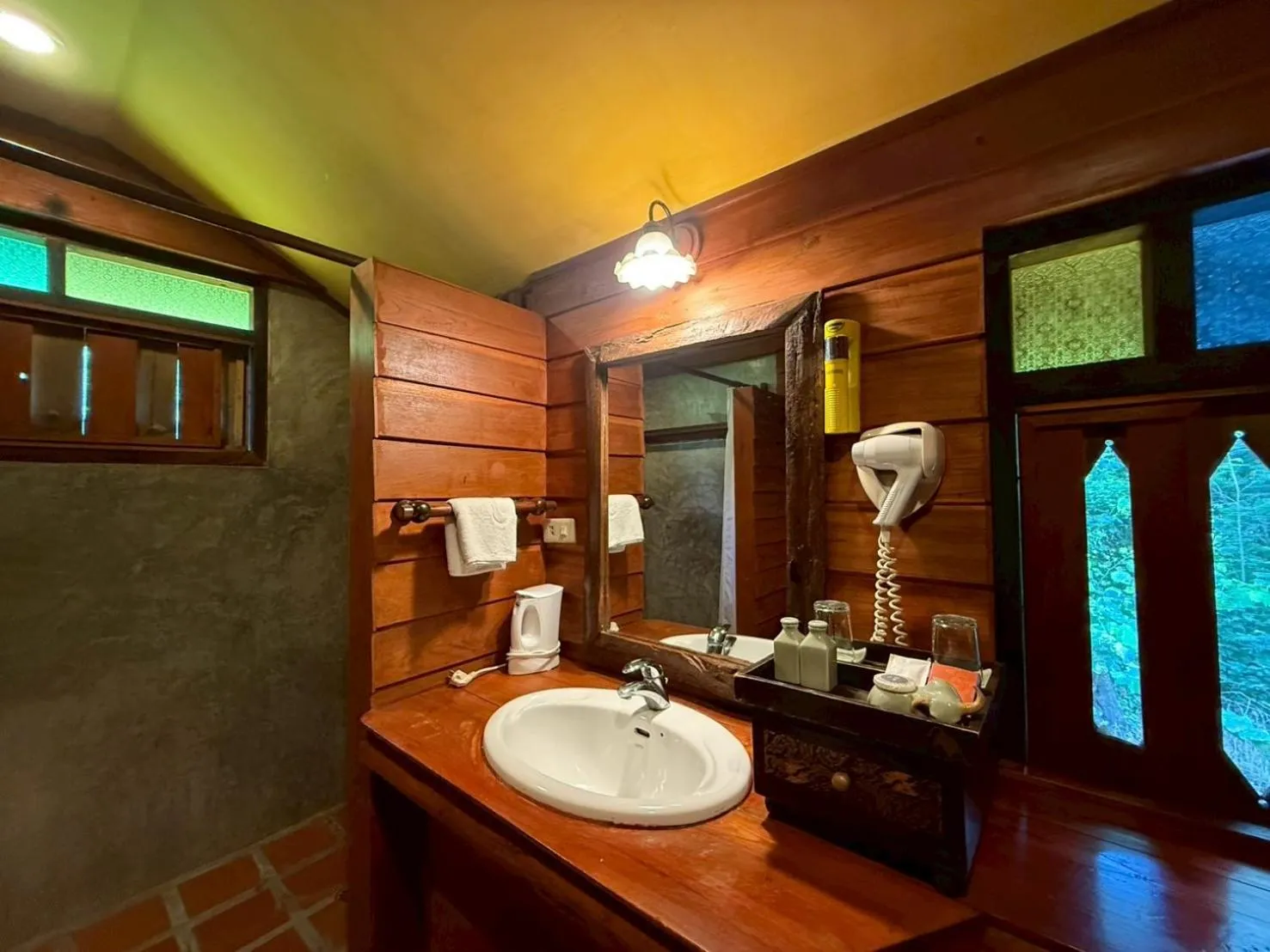 Bathroom in Baan Krating Pai Resort - SHA Plus