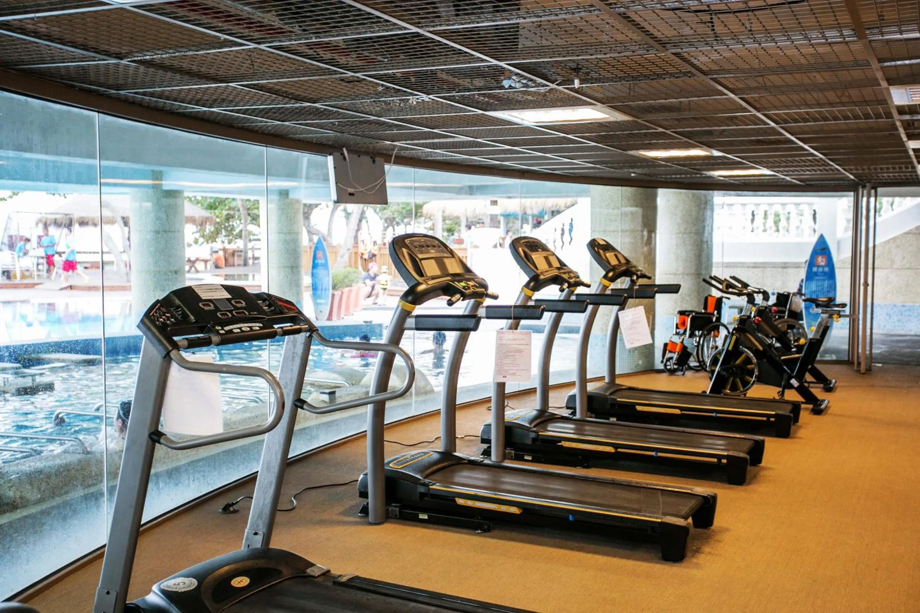 Fitness centre/facilities in Chateau Beach Resort Kenting