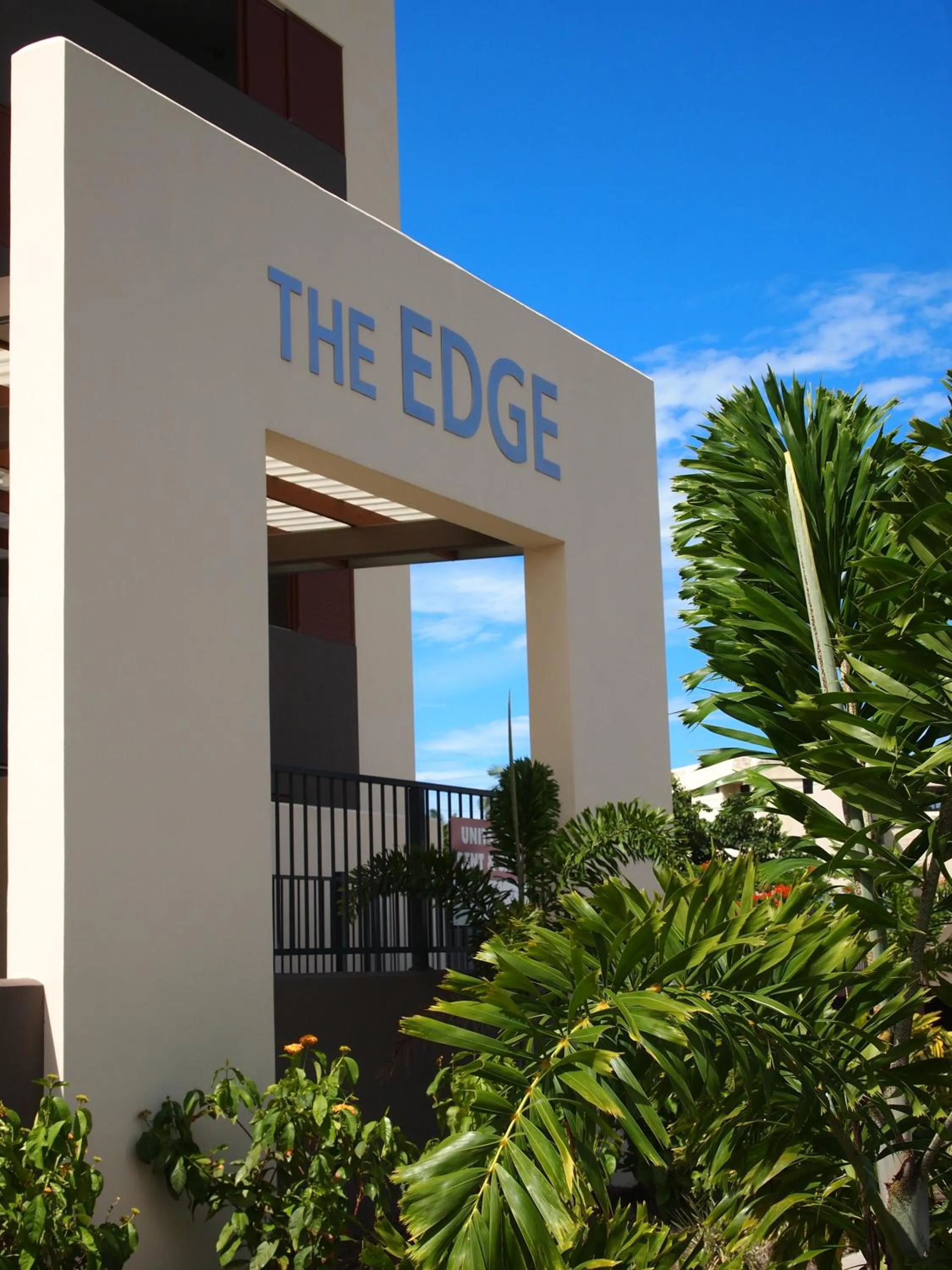 Facade/entrance in Edge Apartments Cairns