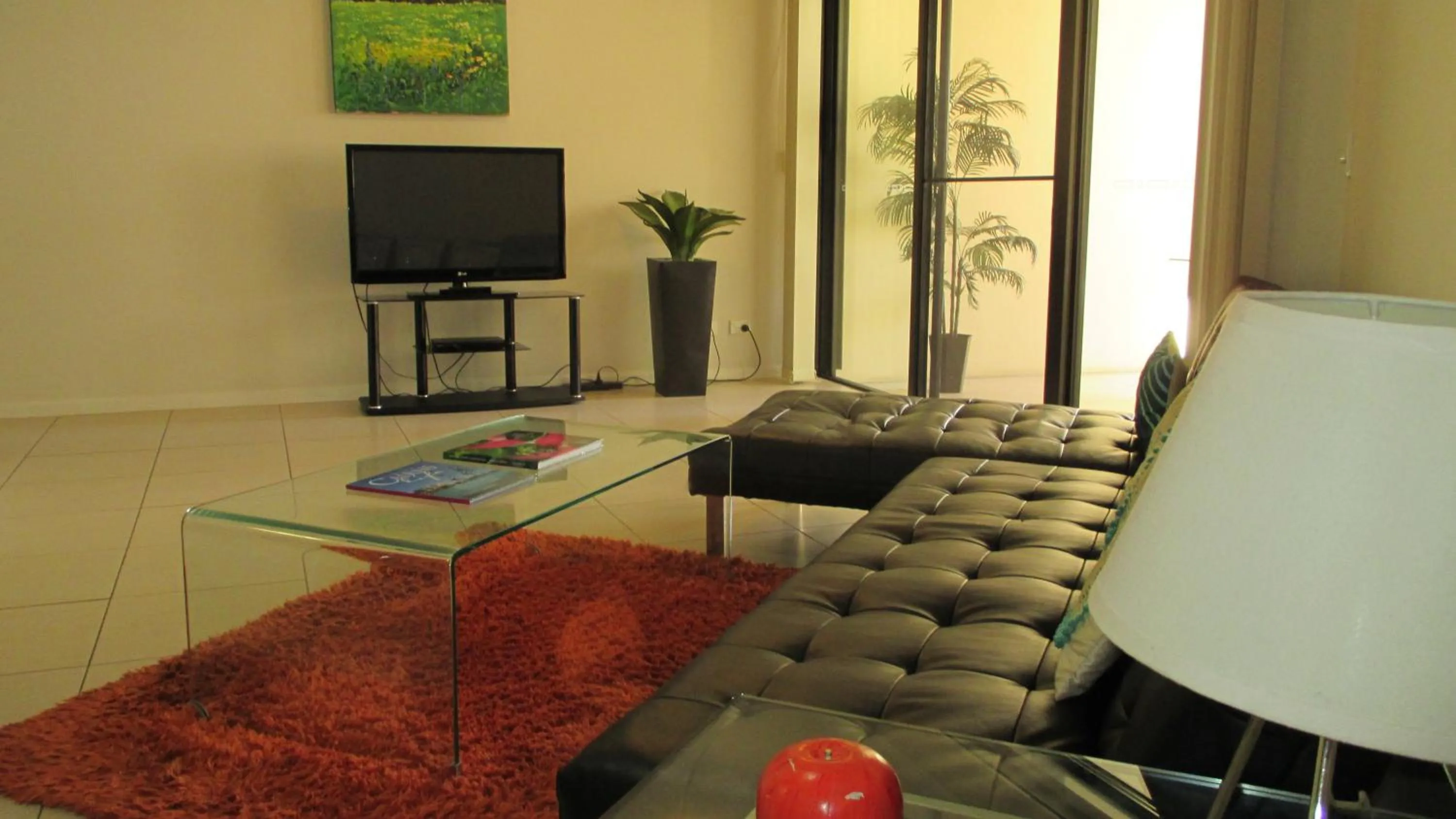 Living room in Edge Apartments Cairns
