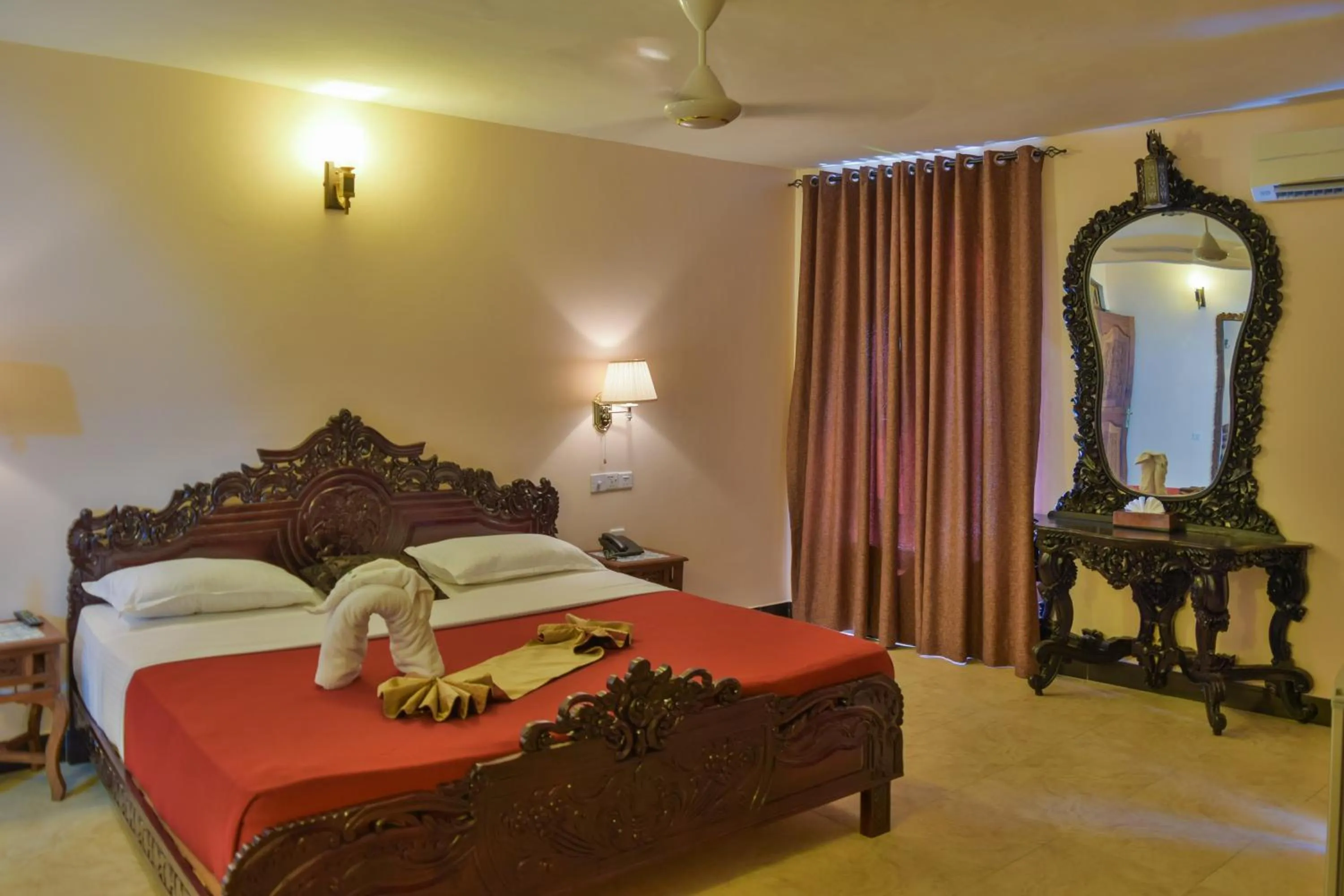Bed in Tembo Palace Hotel