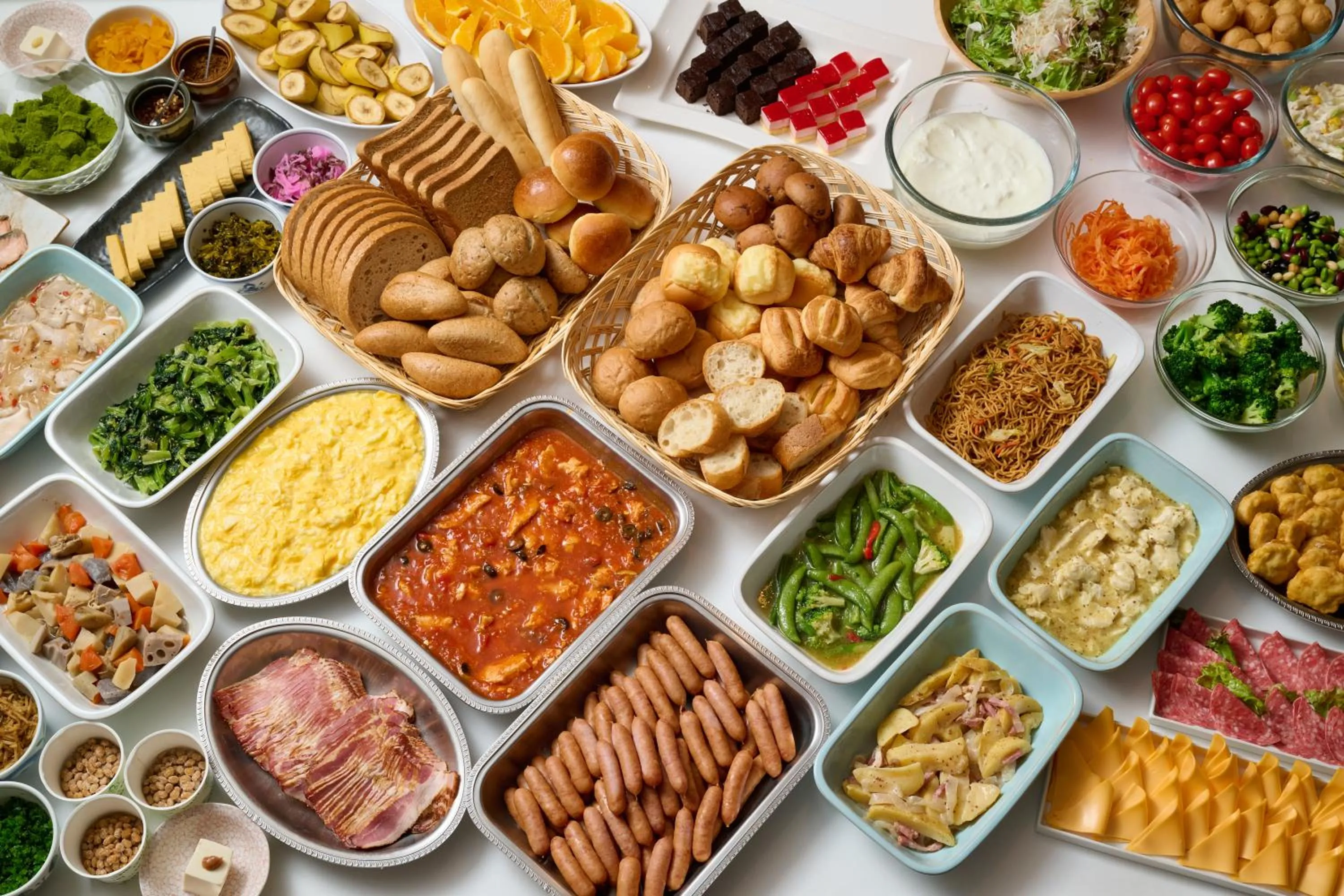 Buffet breakfast in Smile Hotel Kyoto Shijo