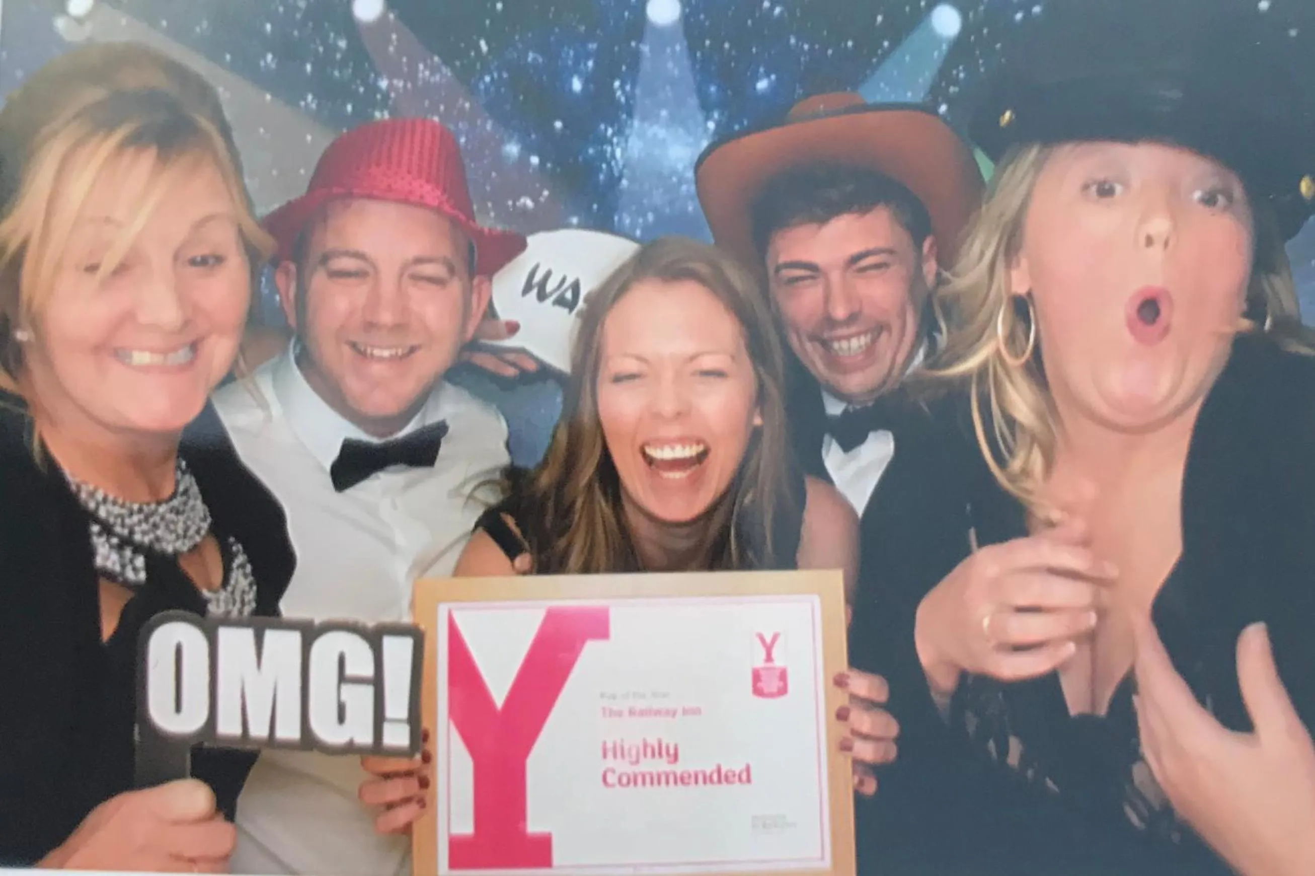 Staff in The Railway Inn