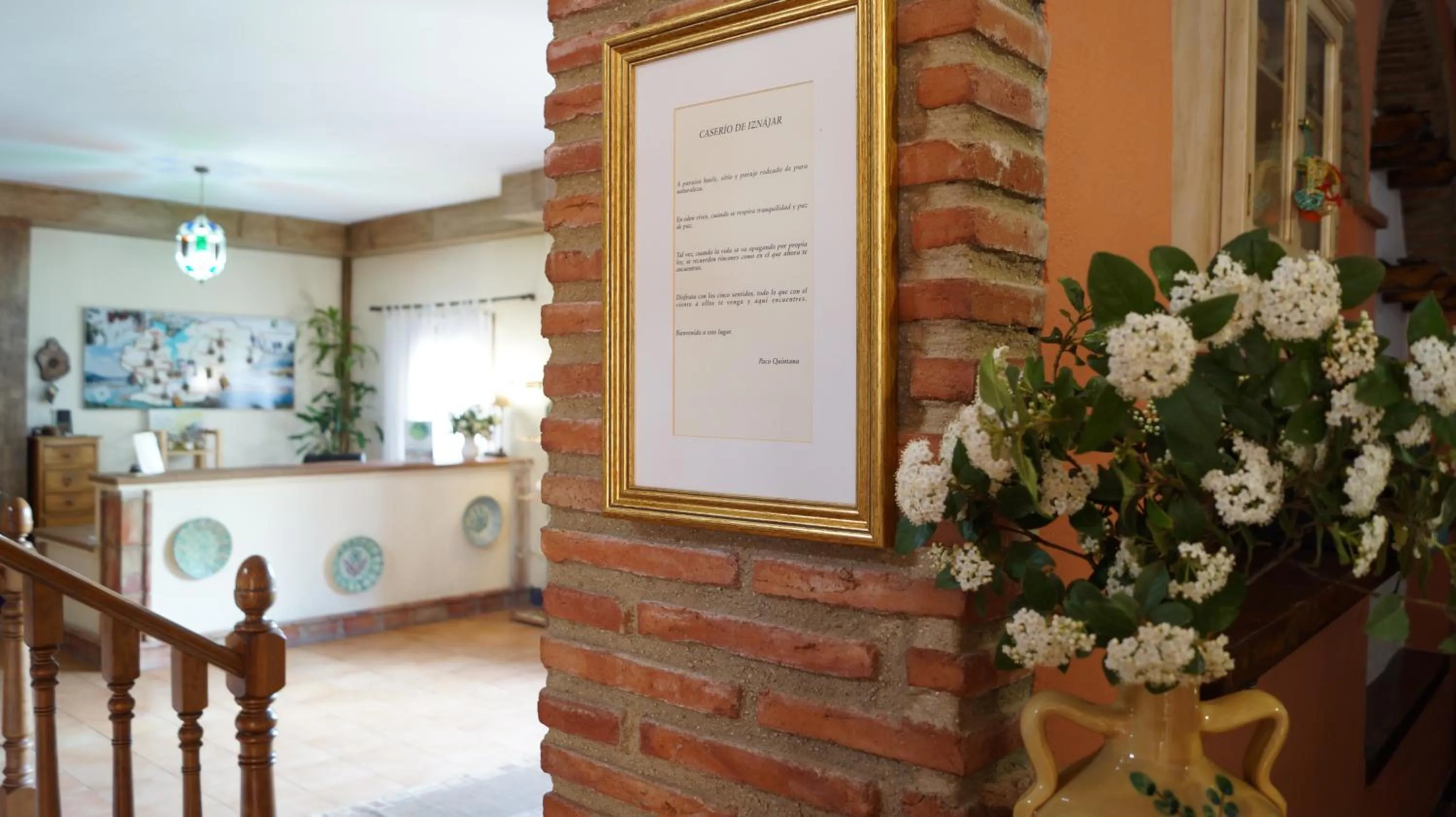Lobby or reception in Caserio de Iznájar