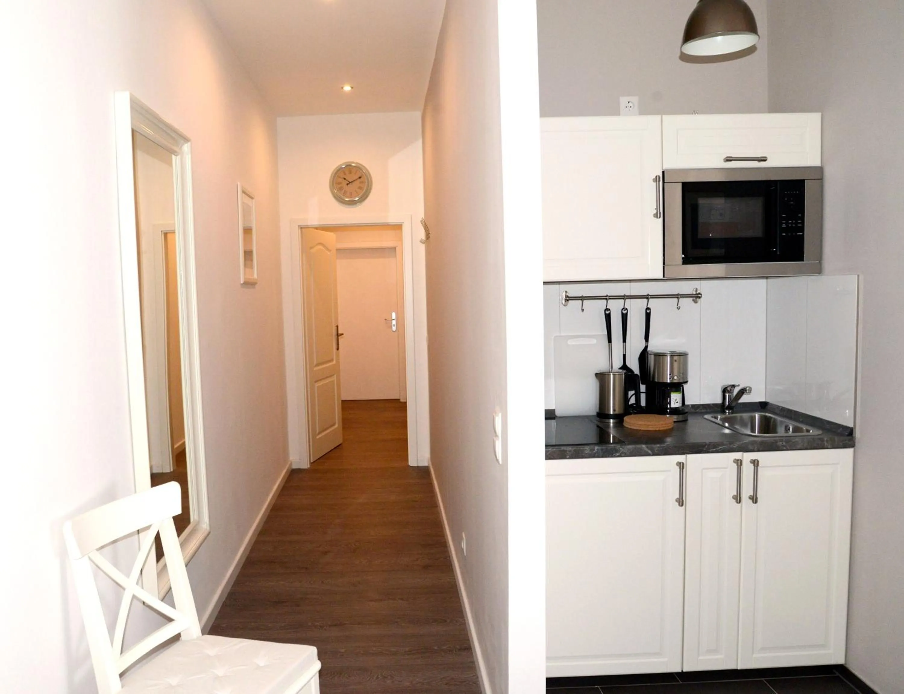 Kitchen or kitchenette in Hotel Baden