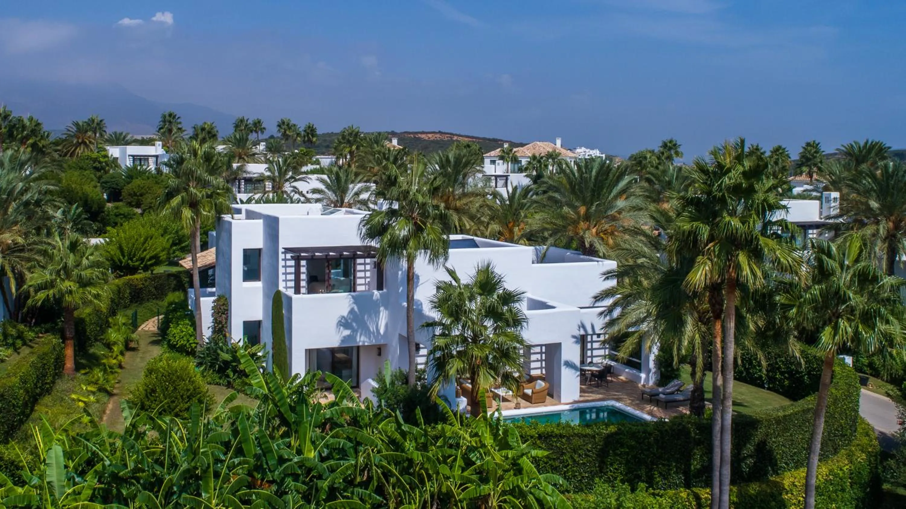 Swimming pool in Finca Cortesin Hotel Golf & Spa