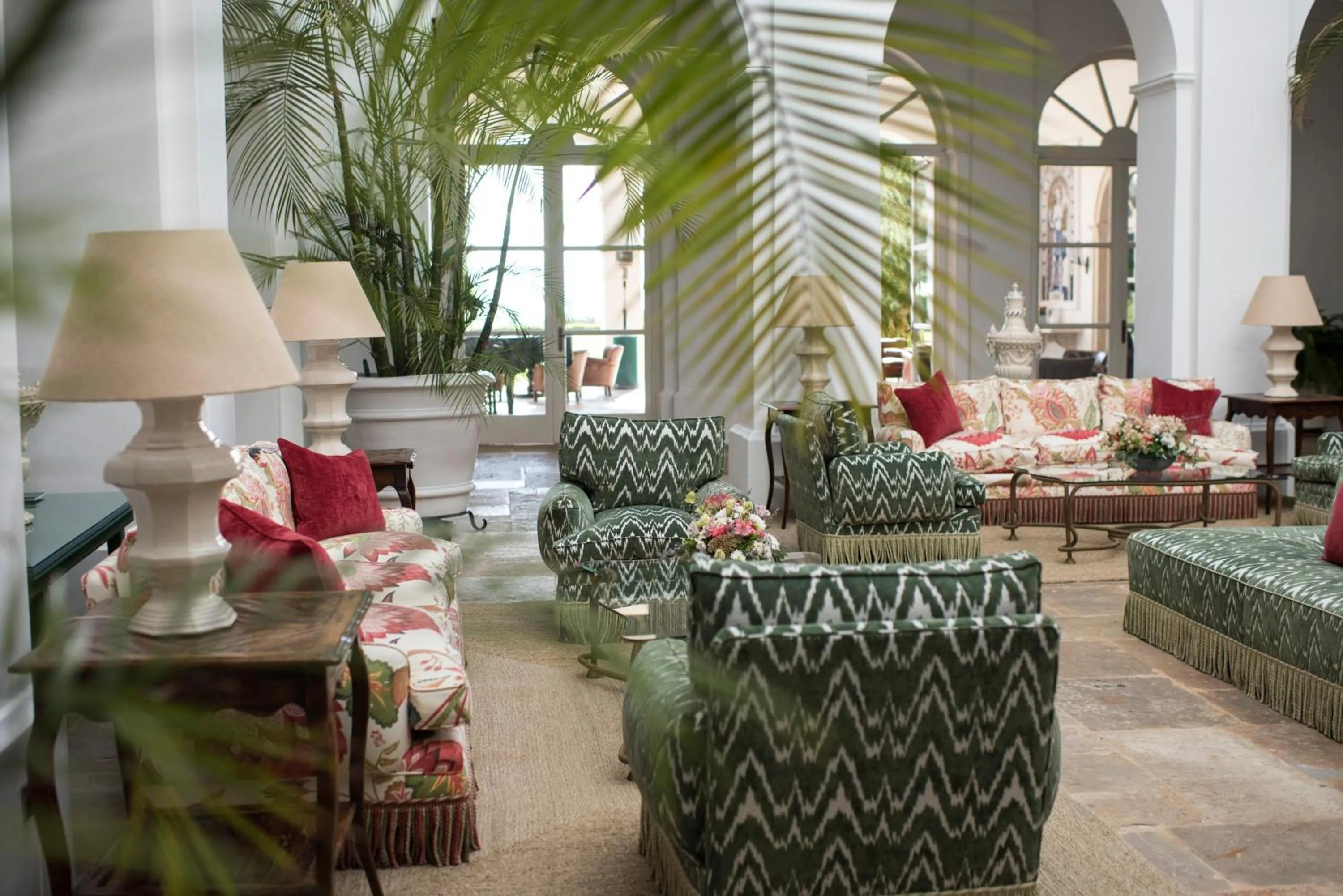 Lobby or reception in Finca Cortesin Hotel Golf & Spa