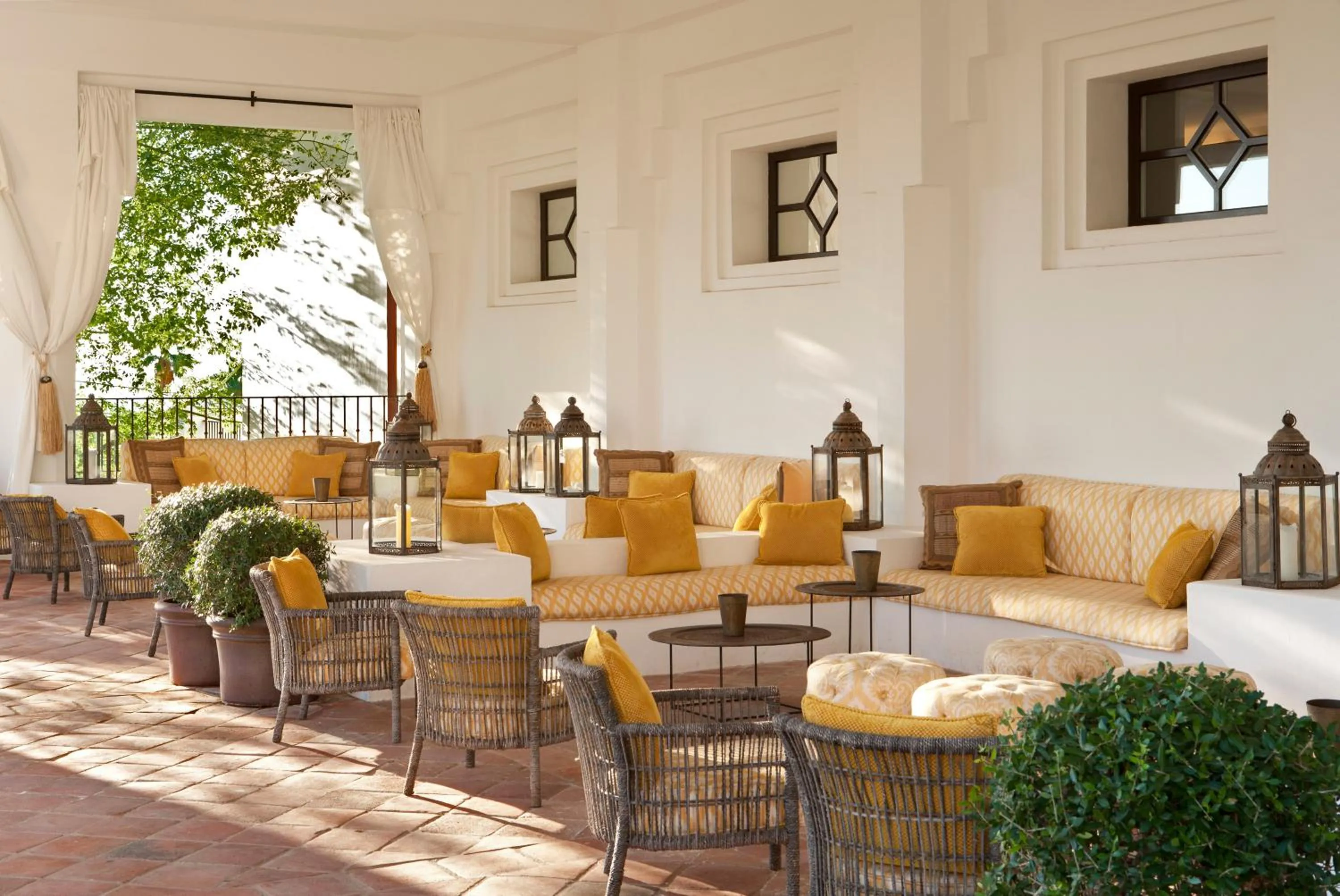 Balcony/Terrace in Finca Cortesin Hotel Golf & Spa