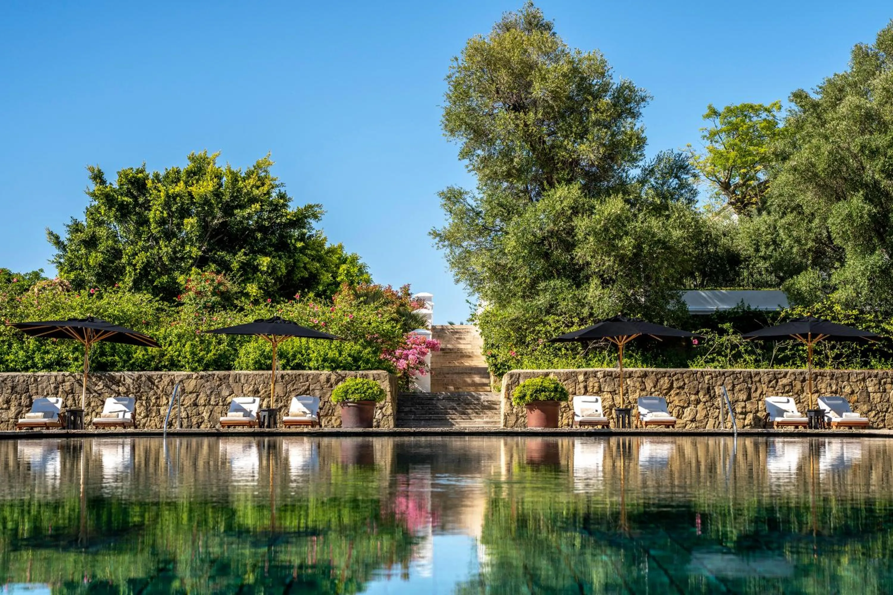 Swimming pool in Finca Cortesin Hotel Golf & Spa
