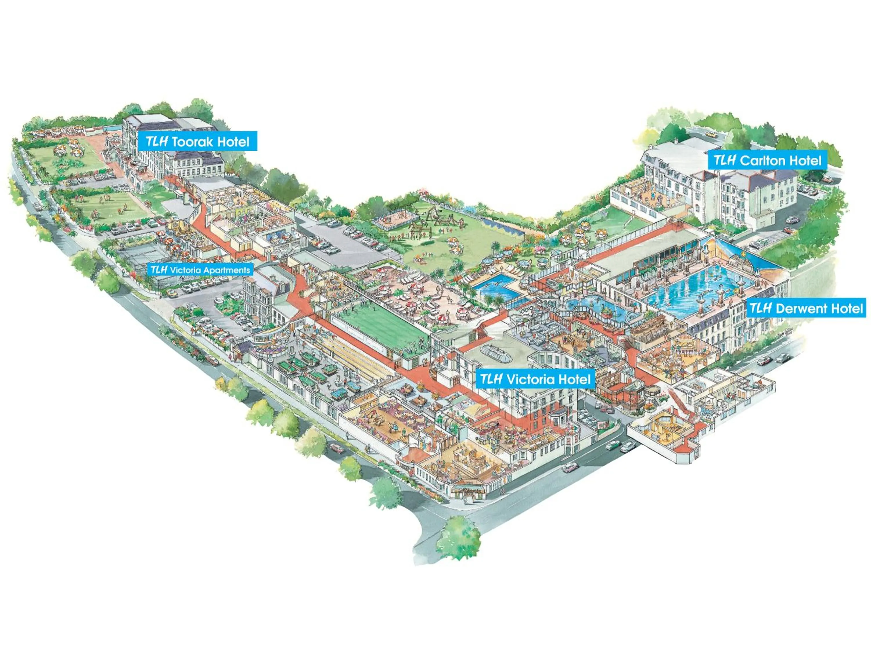 Floor plan in TLH Victoria Hotel - TLH Leisure, Entertainment and Spa Resort