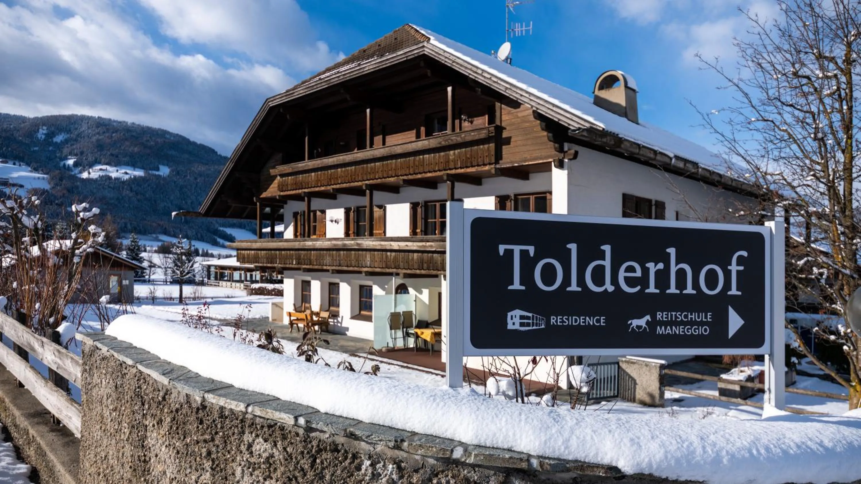 Property building in Residence Tolderhof - OlangCard included