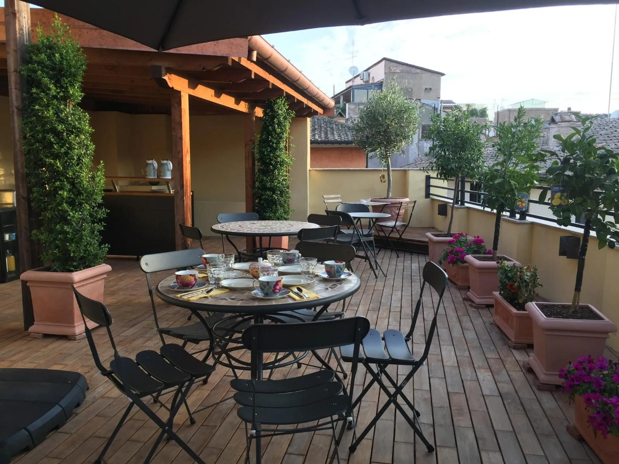 Balcony/Terrace in Navona Residenza de Charme