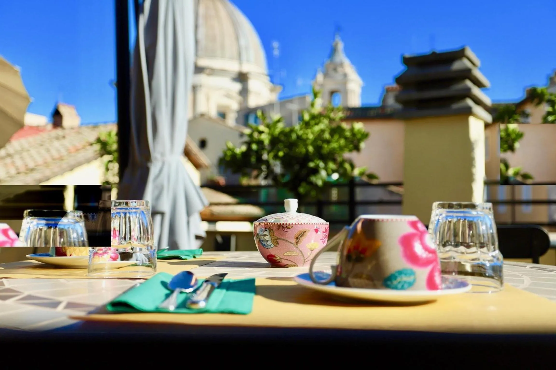Balcony/Terrace in Navona Residenza de Charme