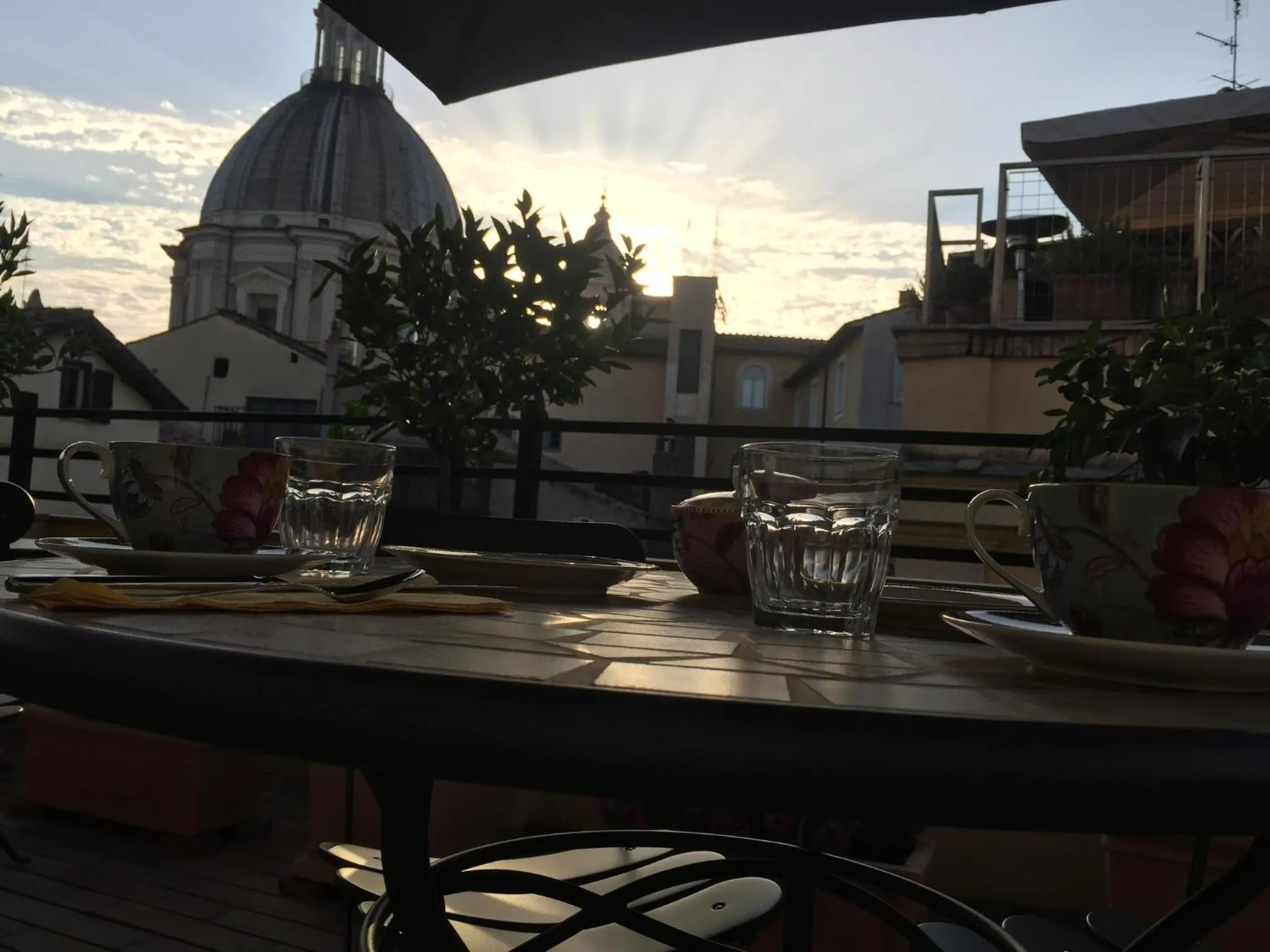 Balcony/Terrace in Navona Residenza de Charme