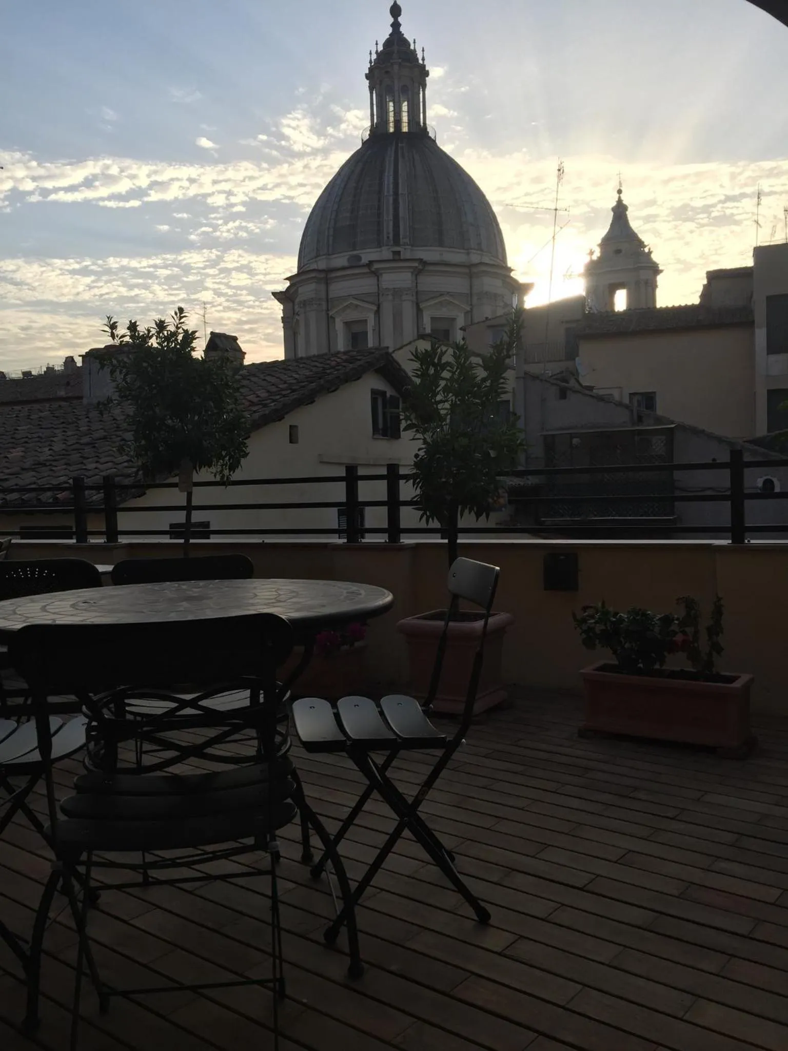 Balcony/Terrace in Navona Residenza de Charme
