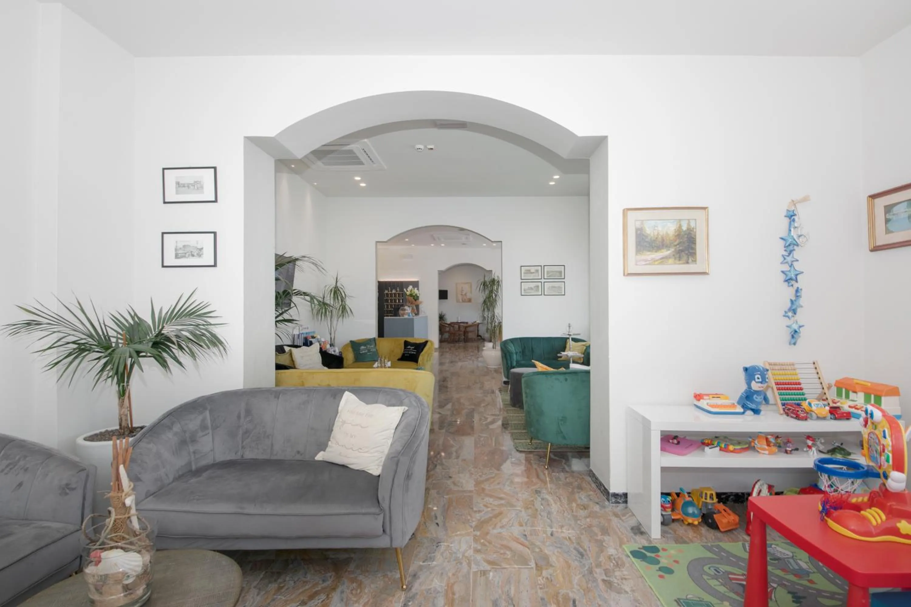 Children play ground in Hotel Cigno D'Oro