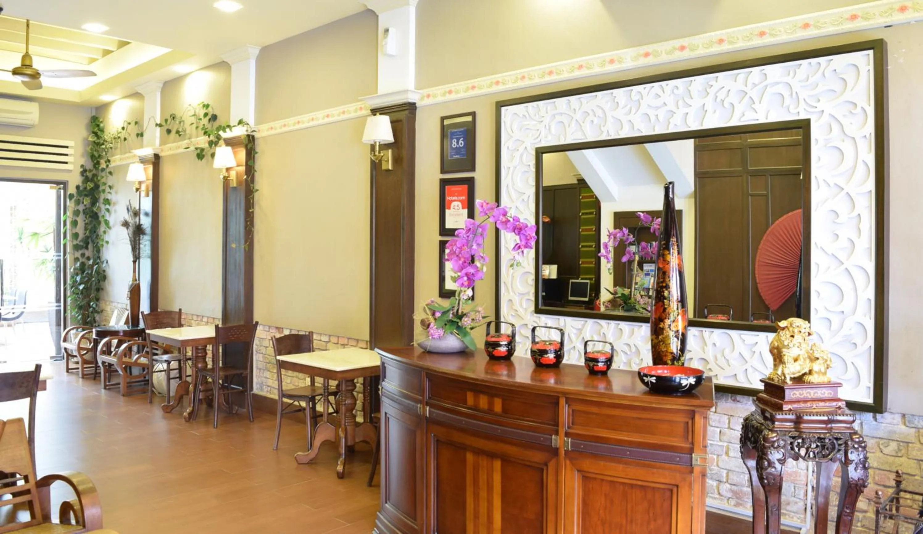 Restaurant/places to eat in Jonker Boutique Hotel