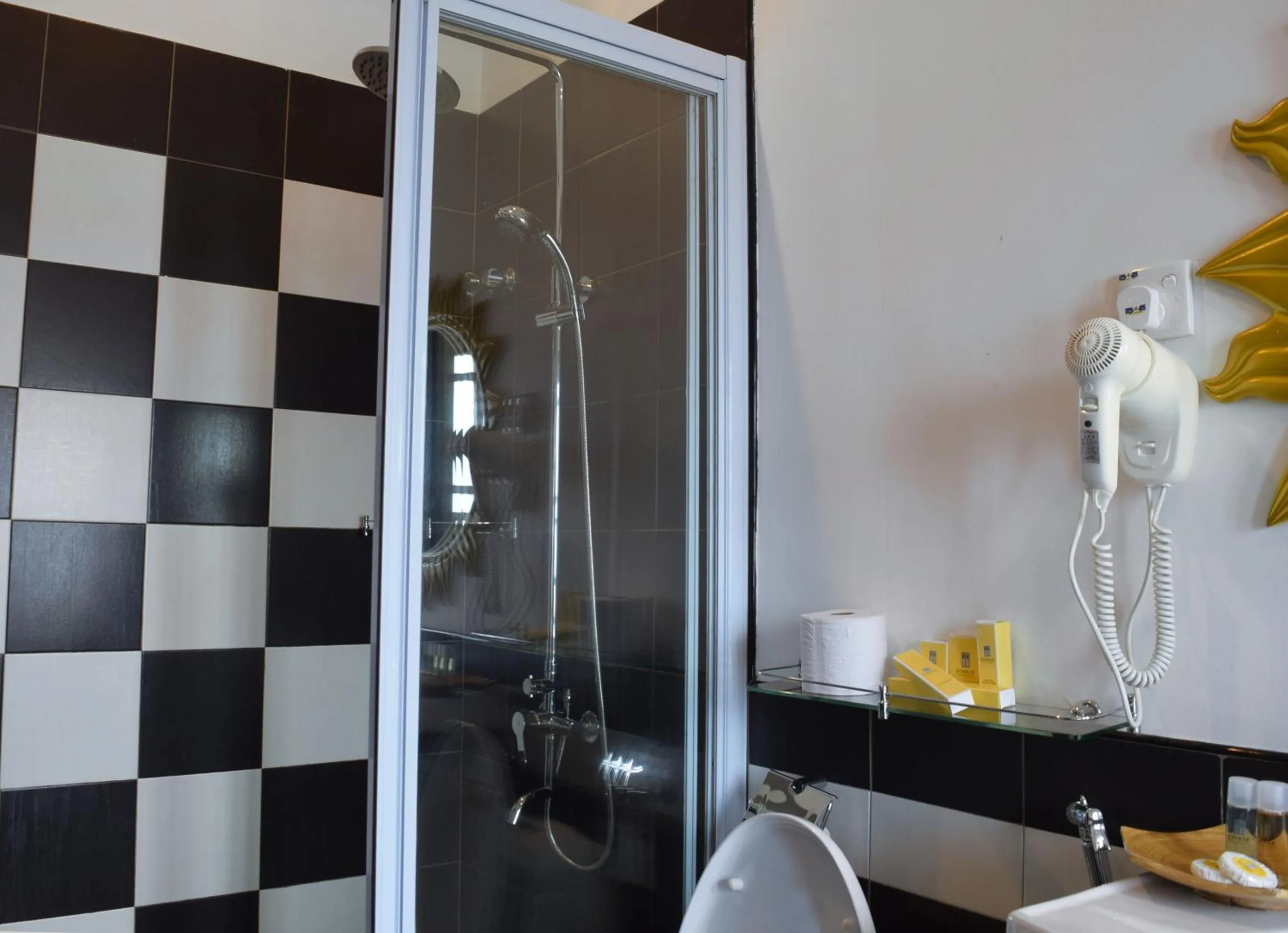 Shower in Jonker Boutique Hotel