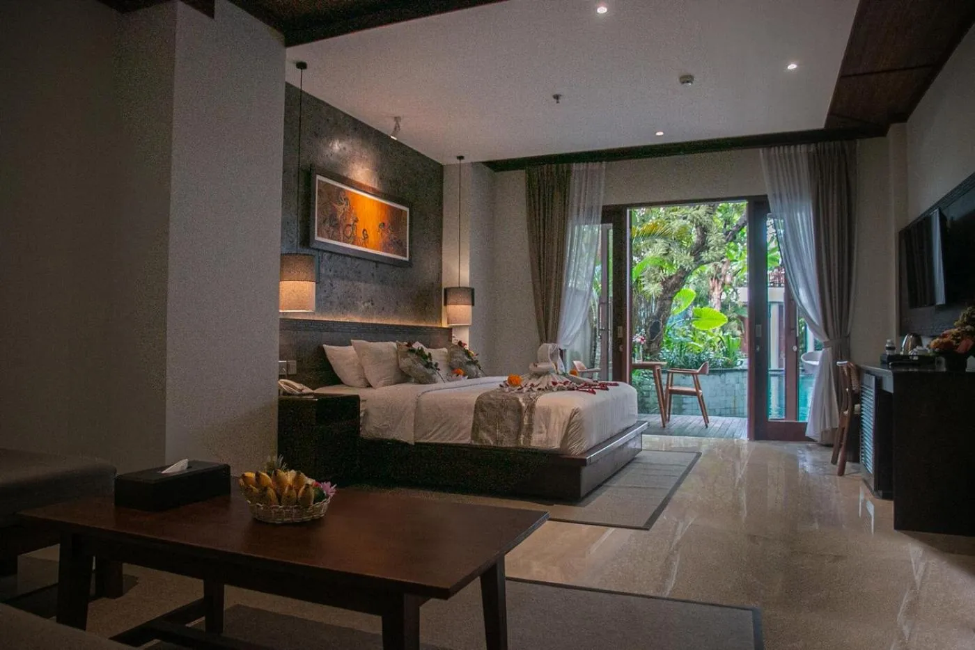 Bed in djabu Seminyak Hotel