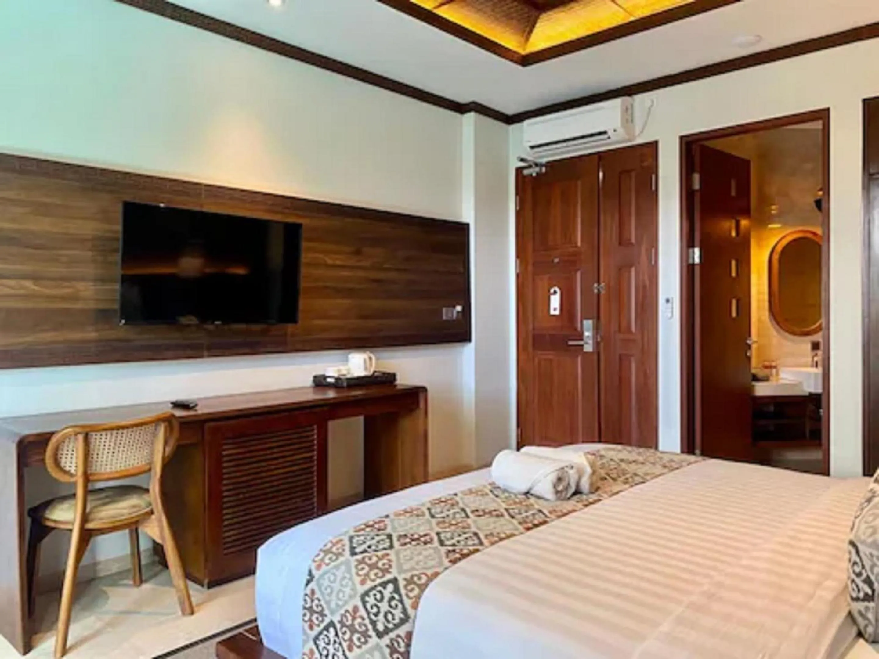 Bed in djabu Seminyak Hotel