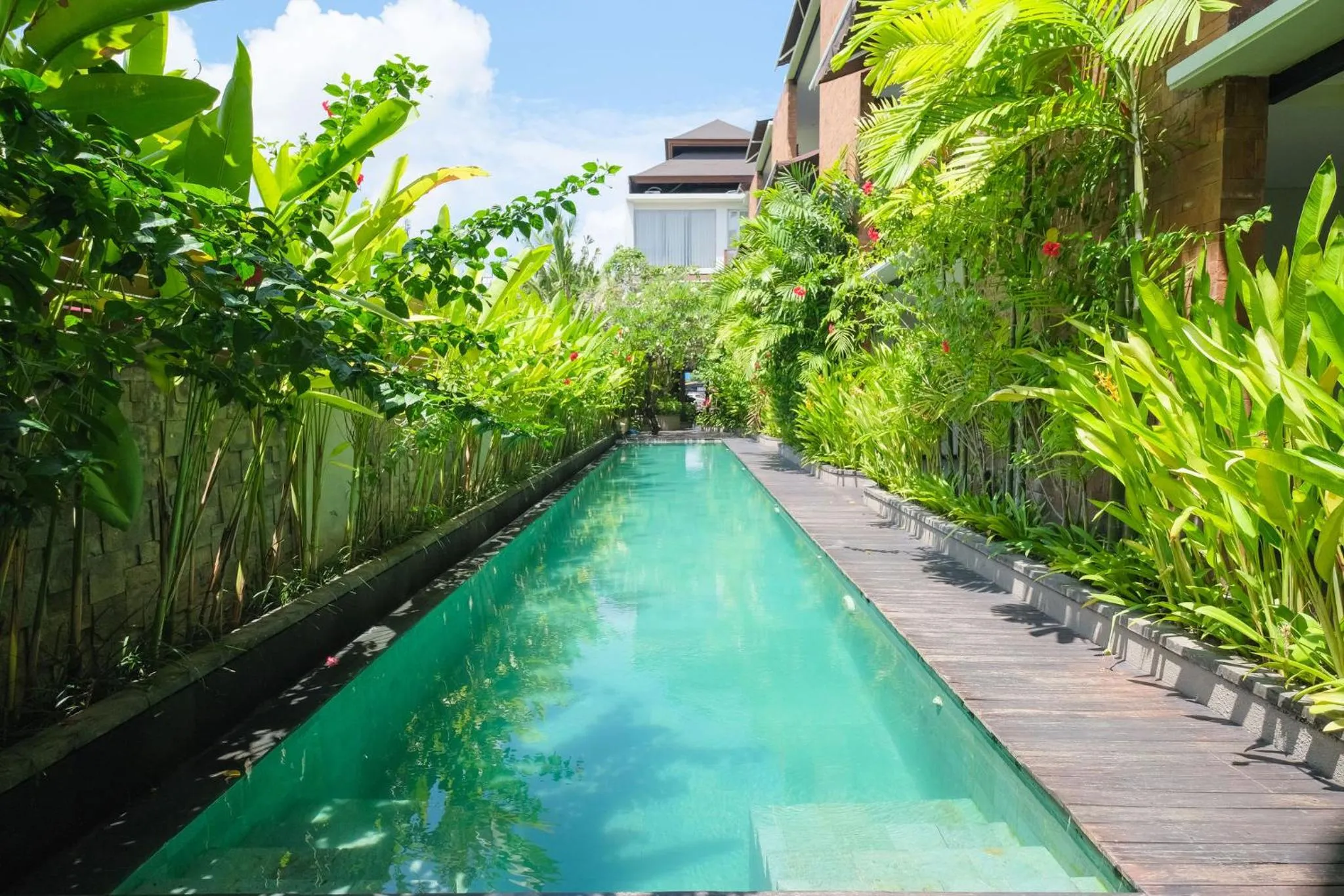 Swimming pool in djabu Seminyak Hotel