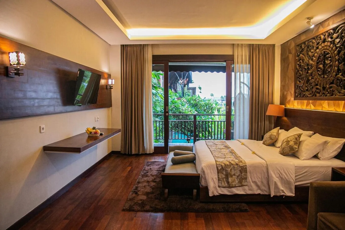 Bed in djabu Seminyak Hotel