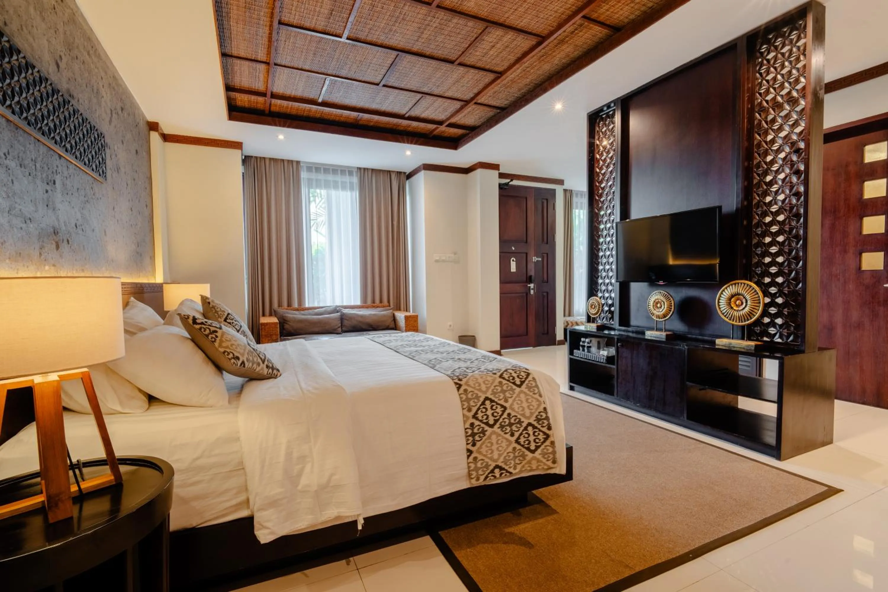 Bedroom, Bed in djabu Seminyak Hotel